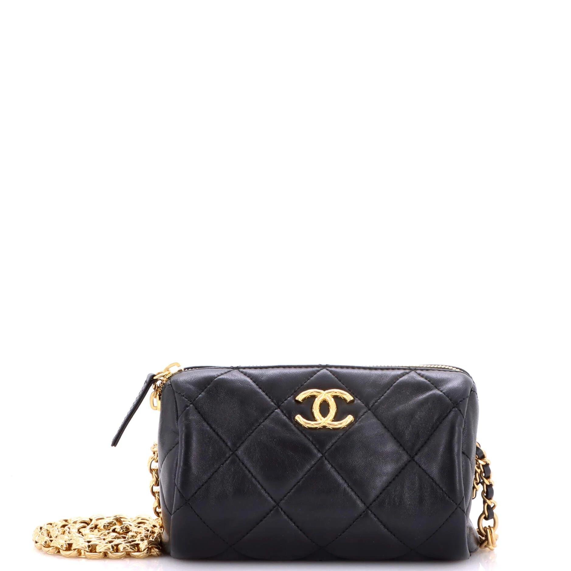 Leather bowling bag