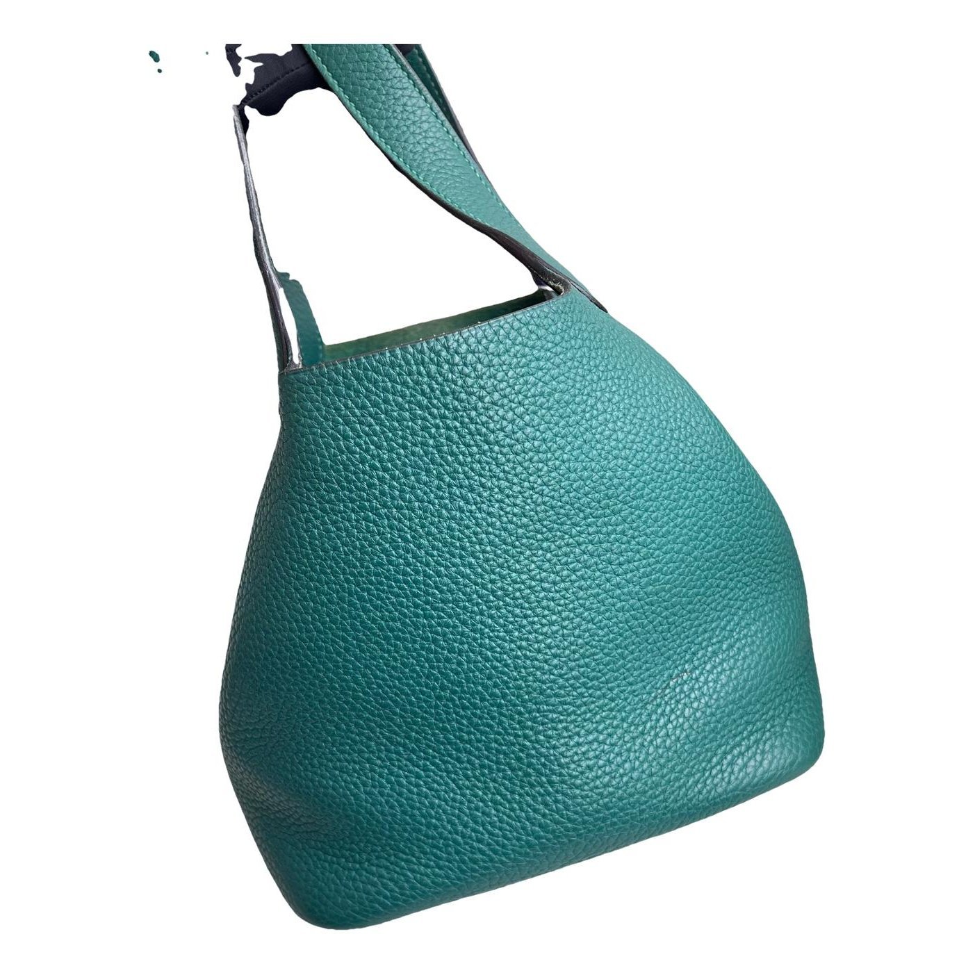 Picotin leather handbag