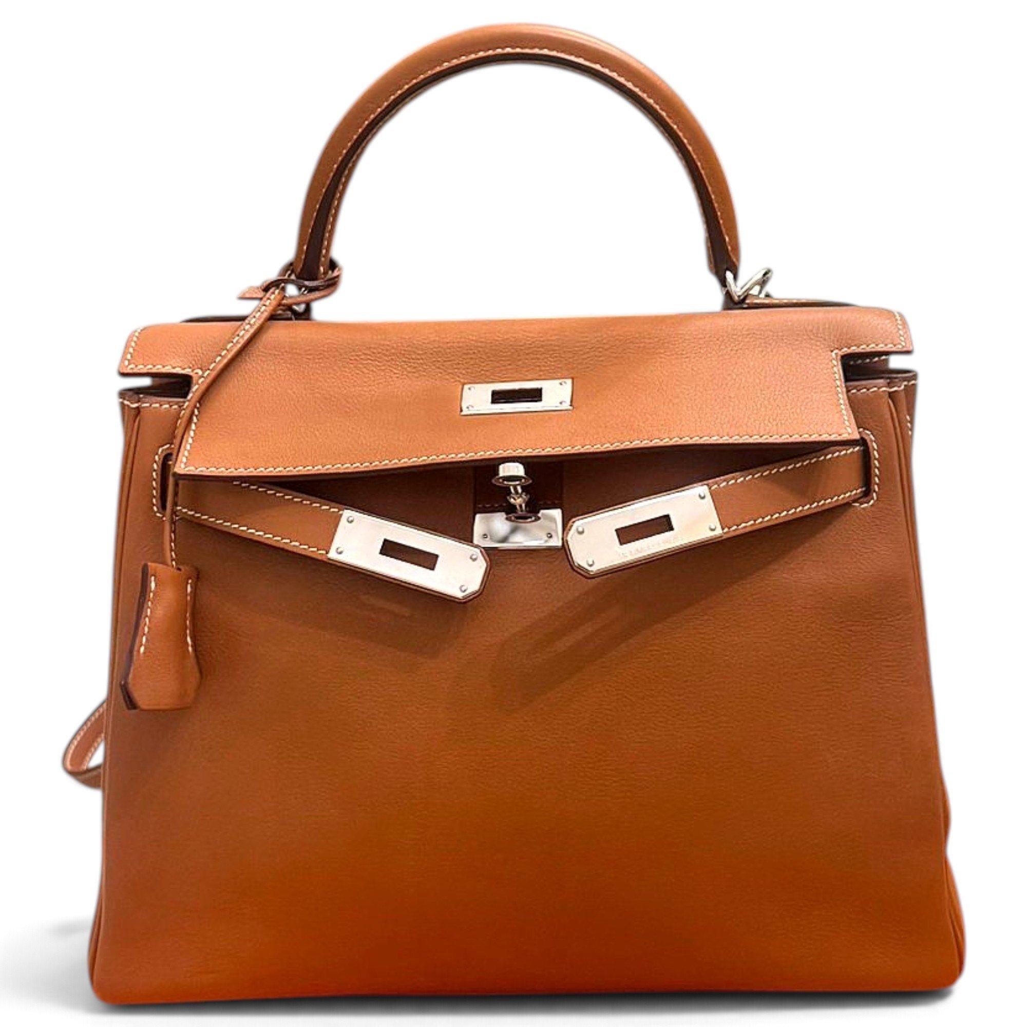 Kelly 28 leather handbag