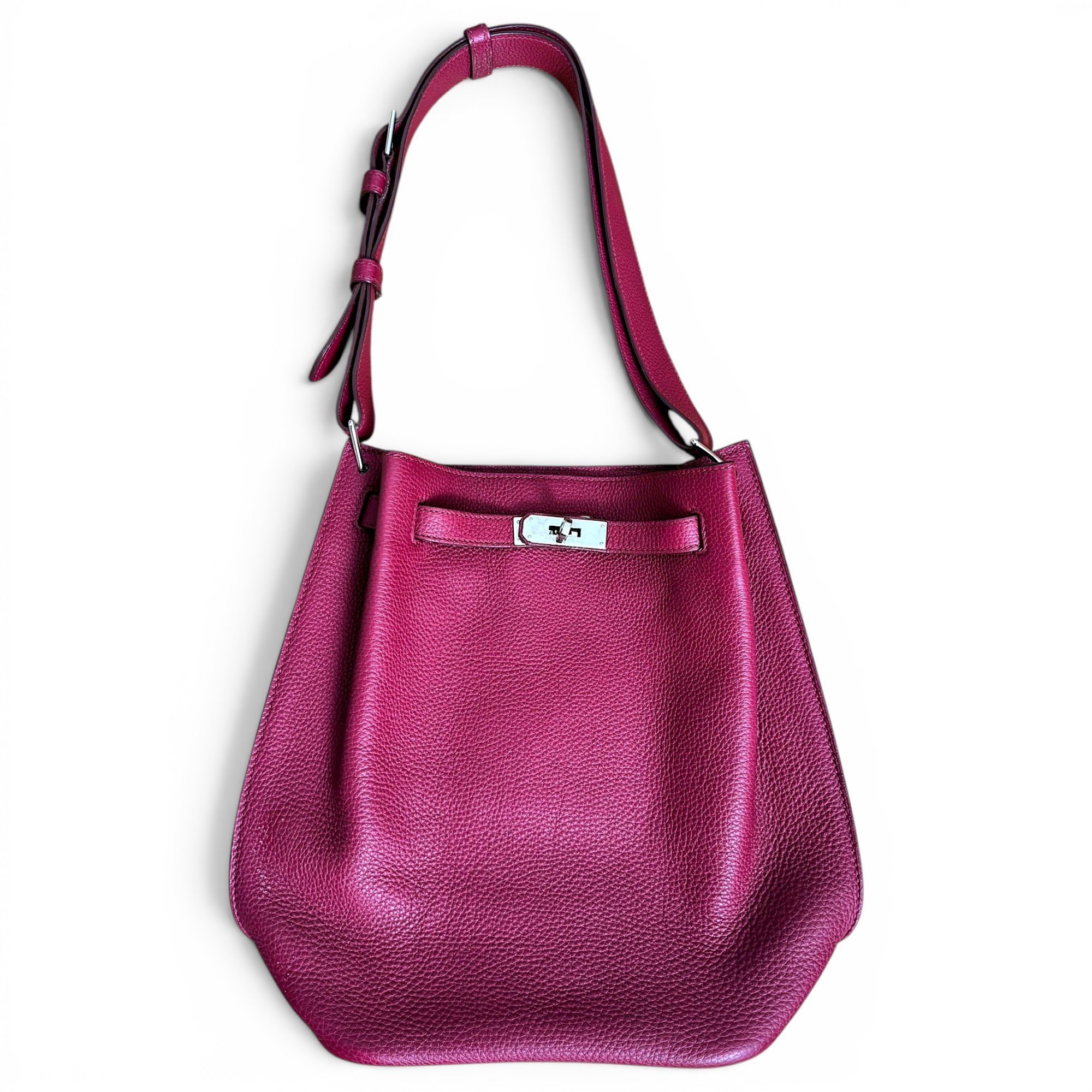 So Kelly leather handbag