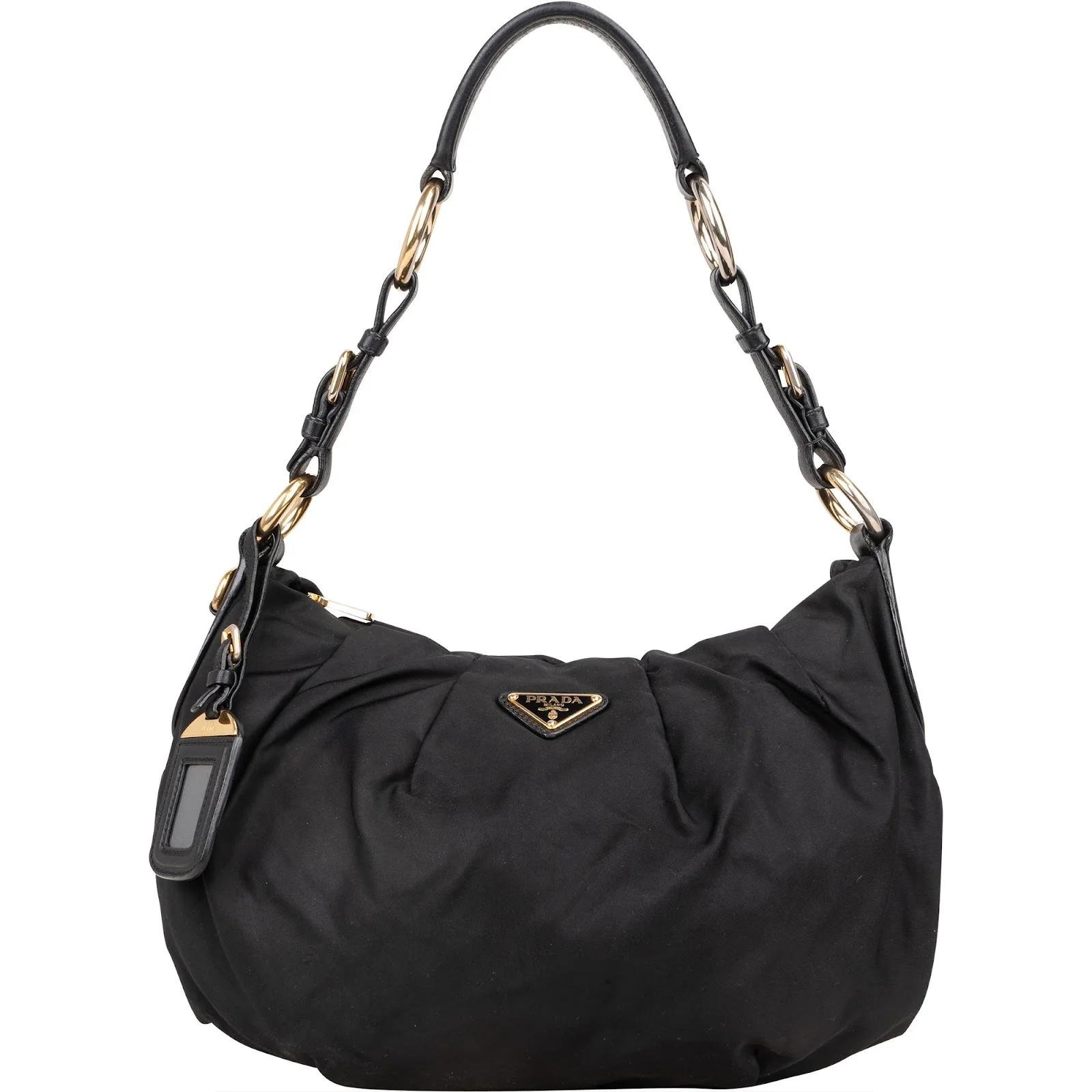 Triangle leather handbag