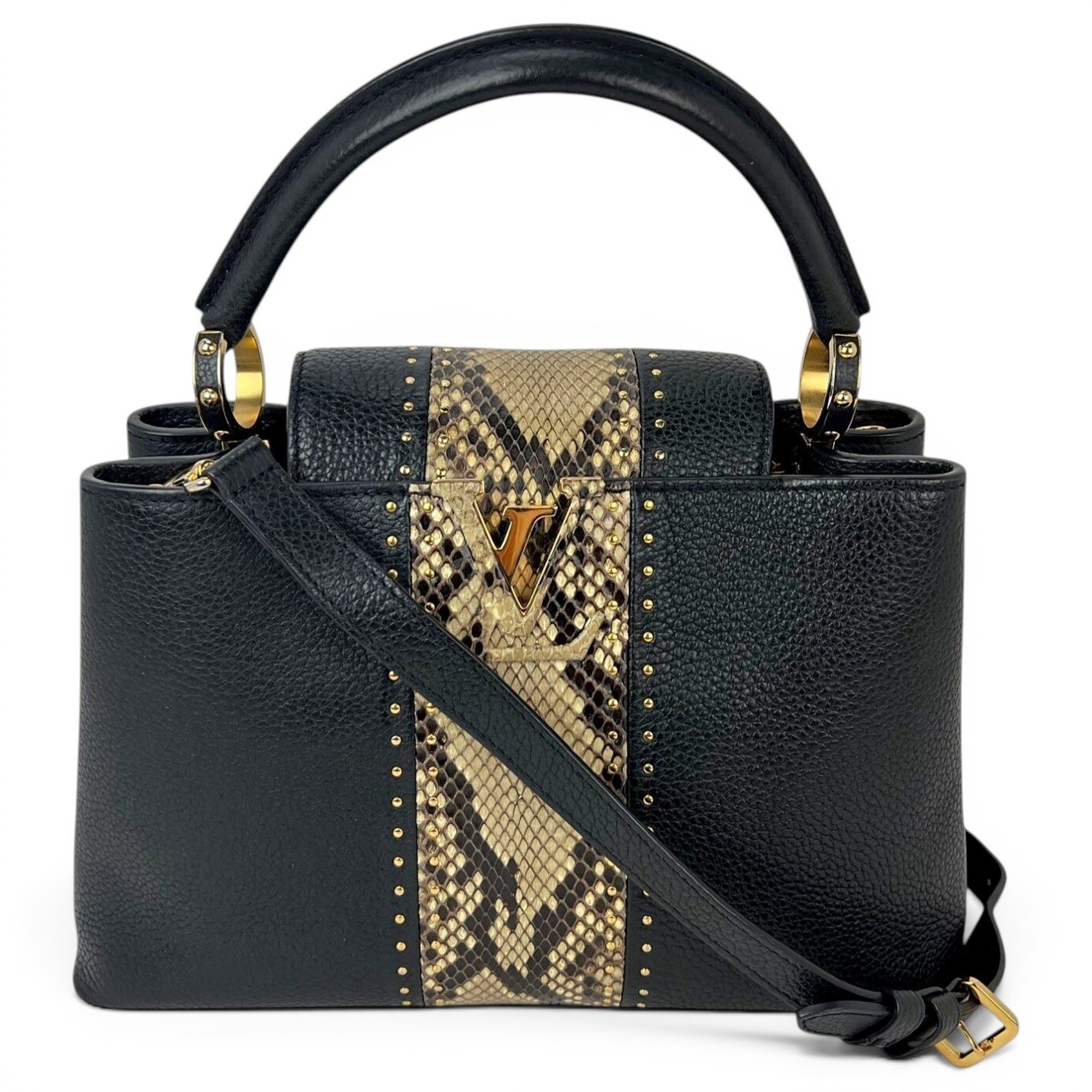 Capucines leather handbag