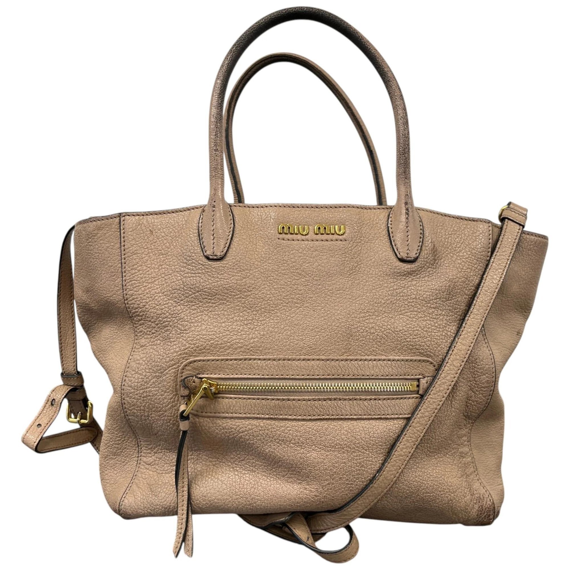 Leather handbag
