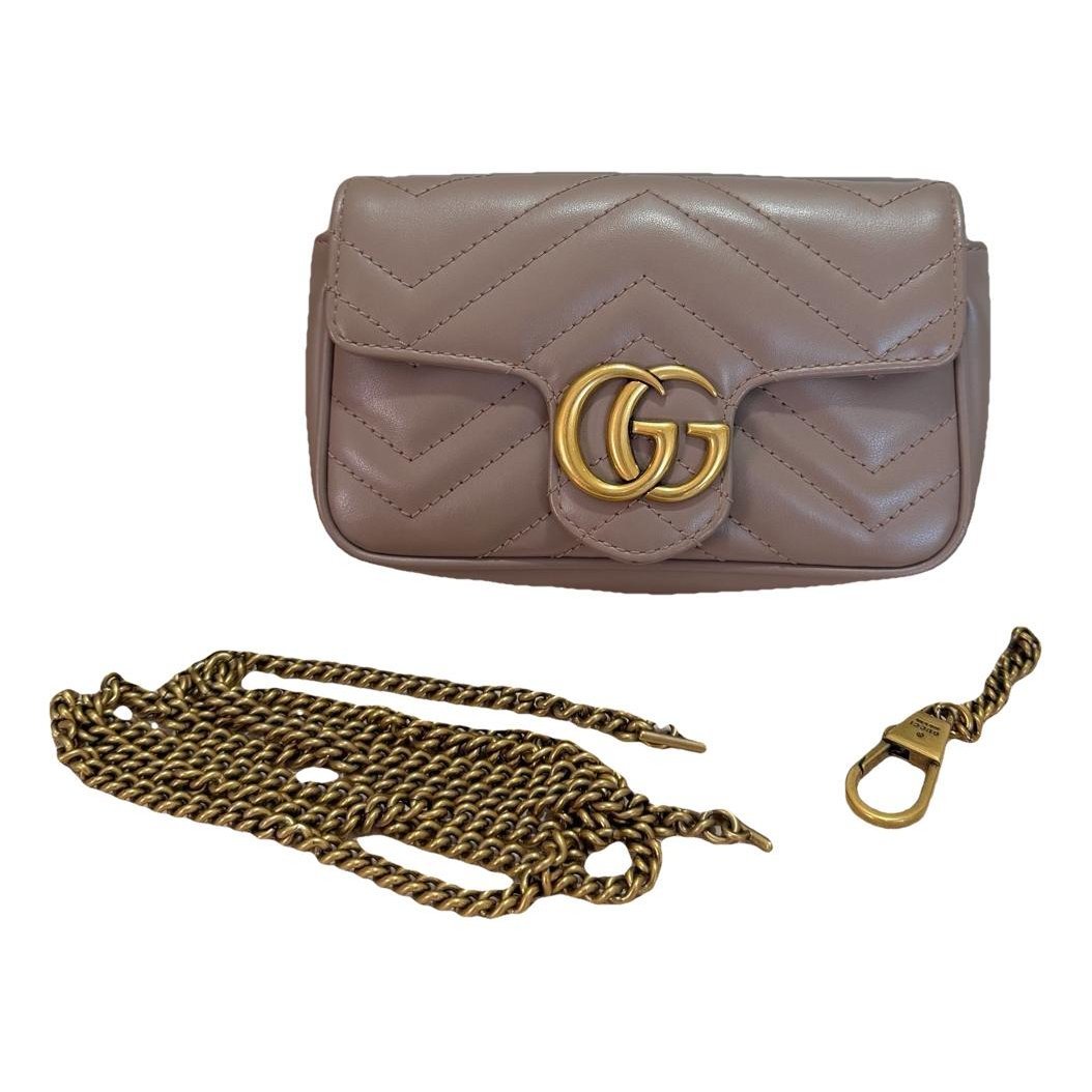 GG Marmont Flap leather crossbody bag