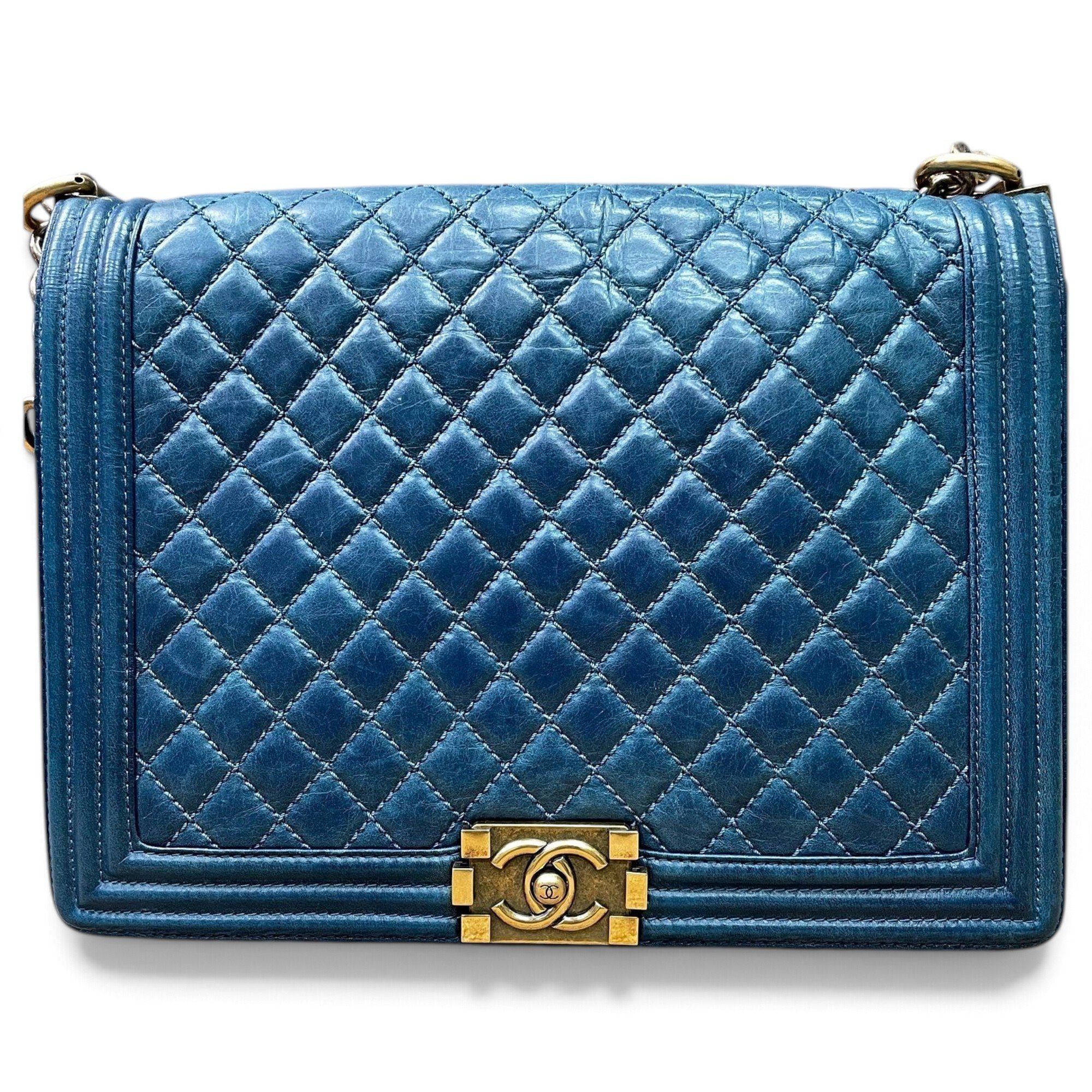 Boy leather crossbody bag