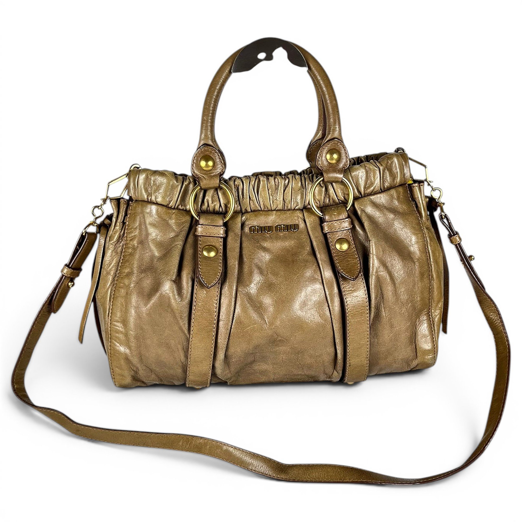 Vitello leather handbag