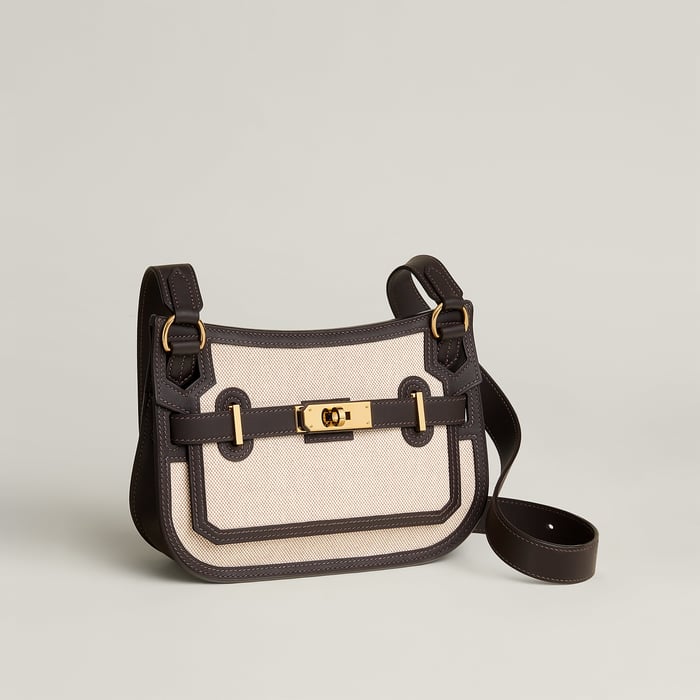 Jypsiere Mini Toile & Cuir Bag