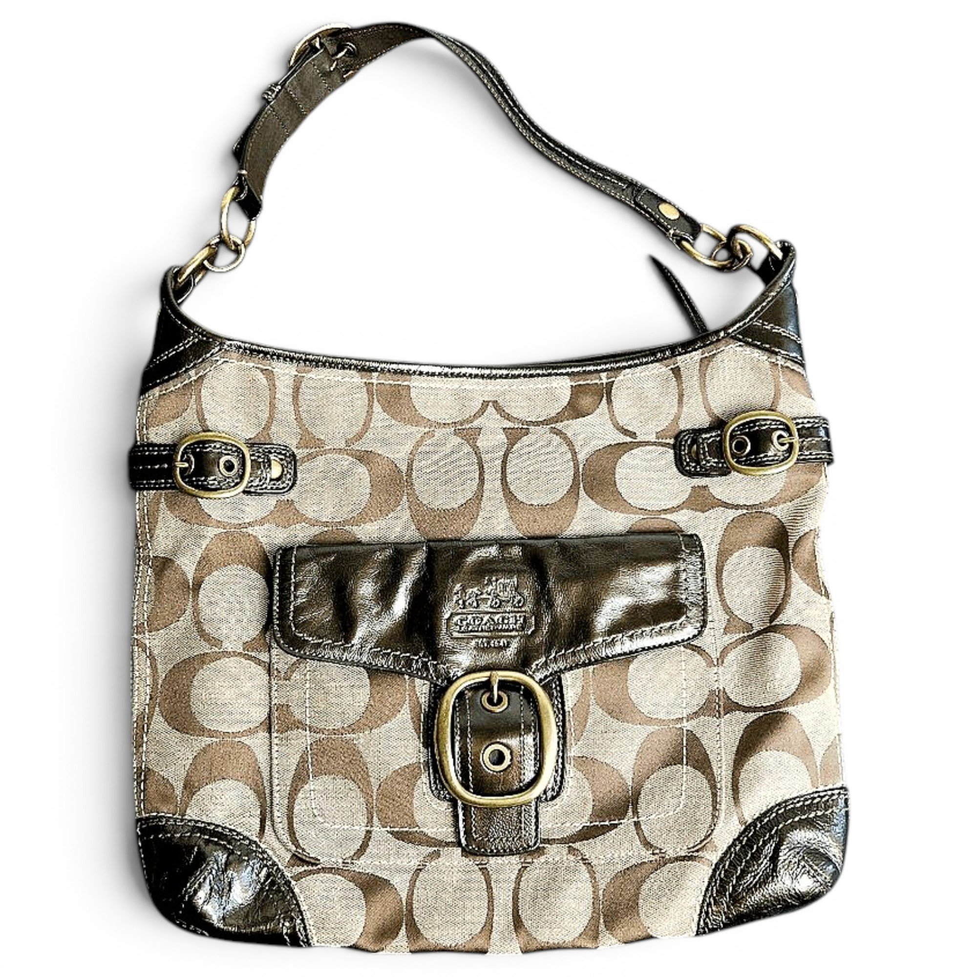 Signature Sufflette cloth handbag
