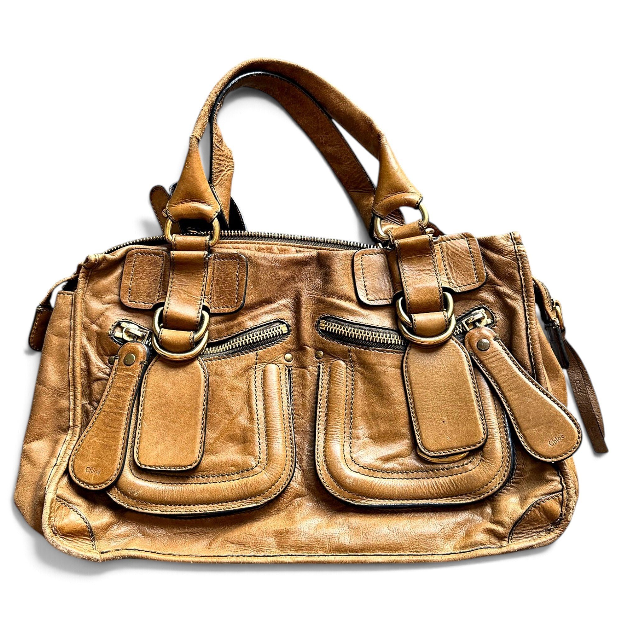 Leather handbag