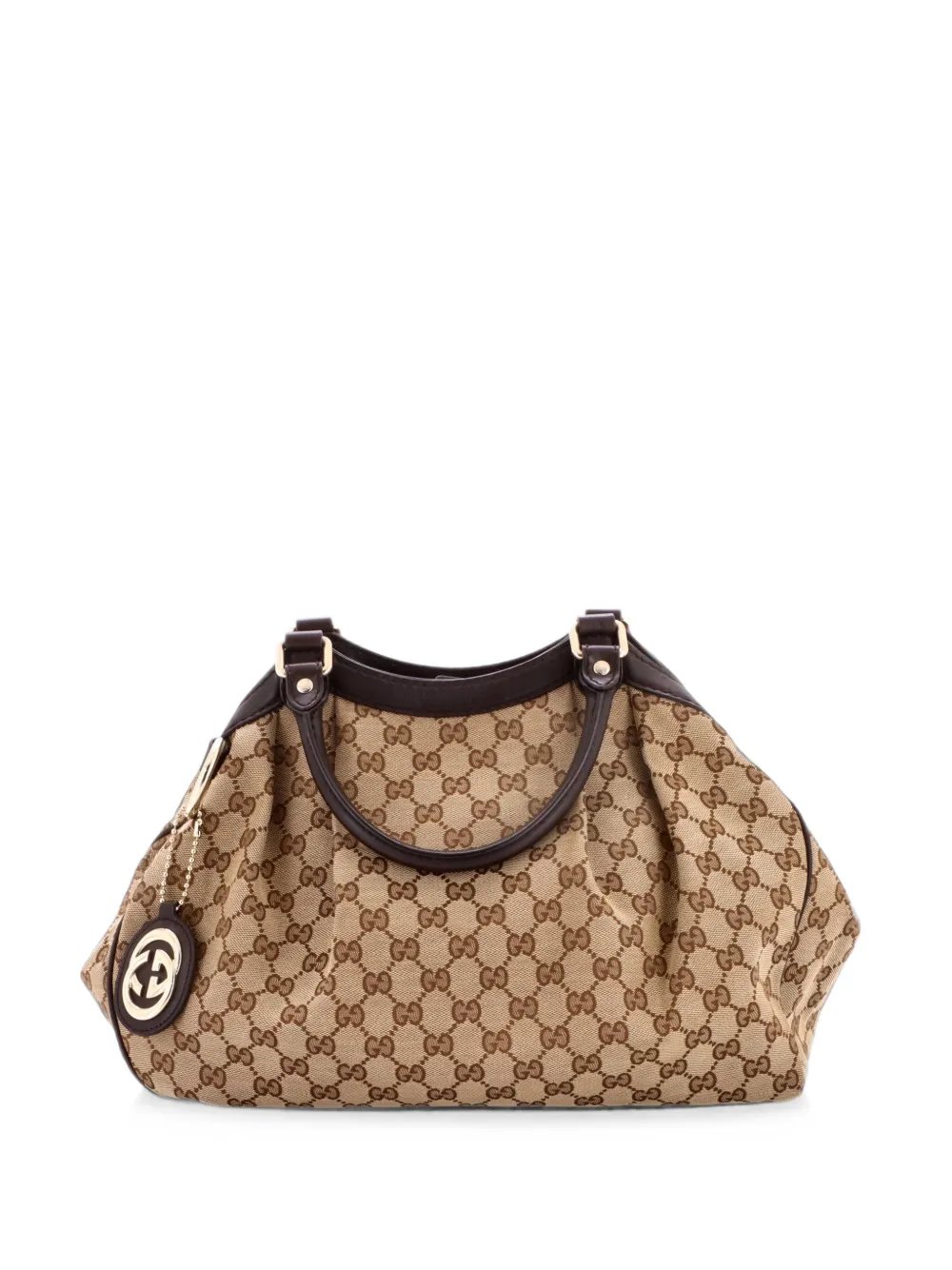 Sukey GG Canvas with Leather Medium tote bag