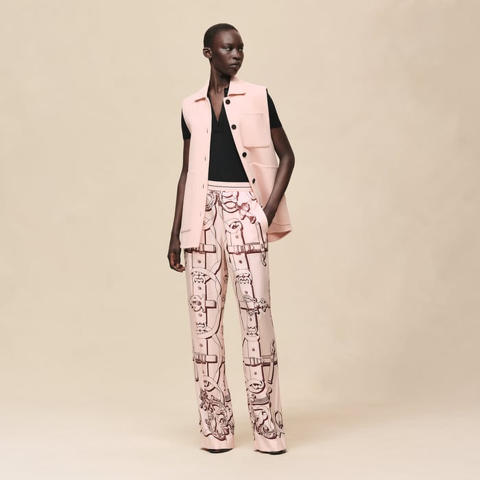 Rose Opaline "Ferronnerie Remix" Pants