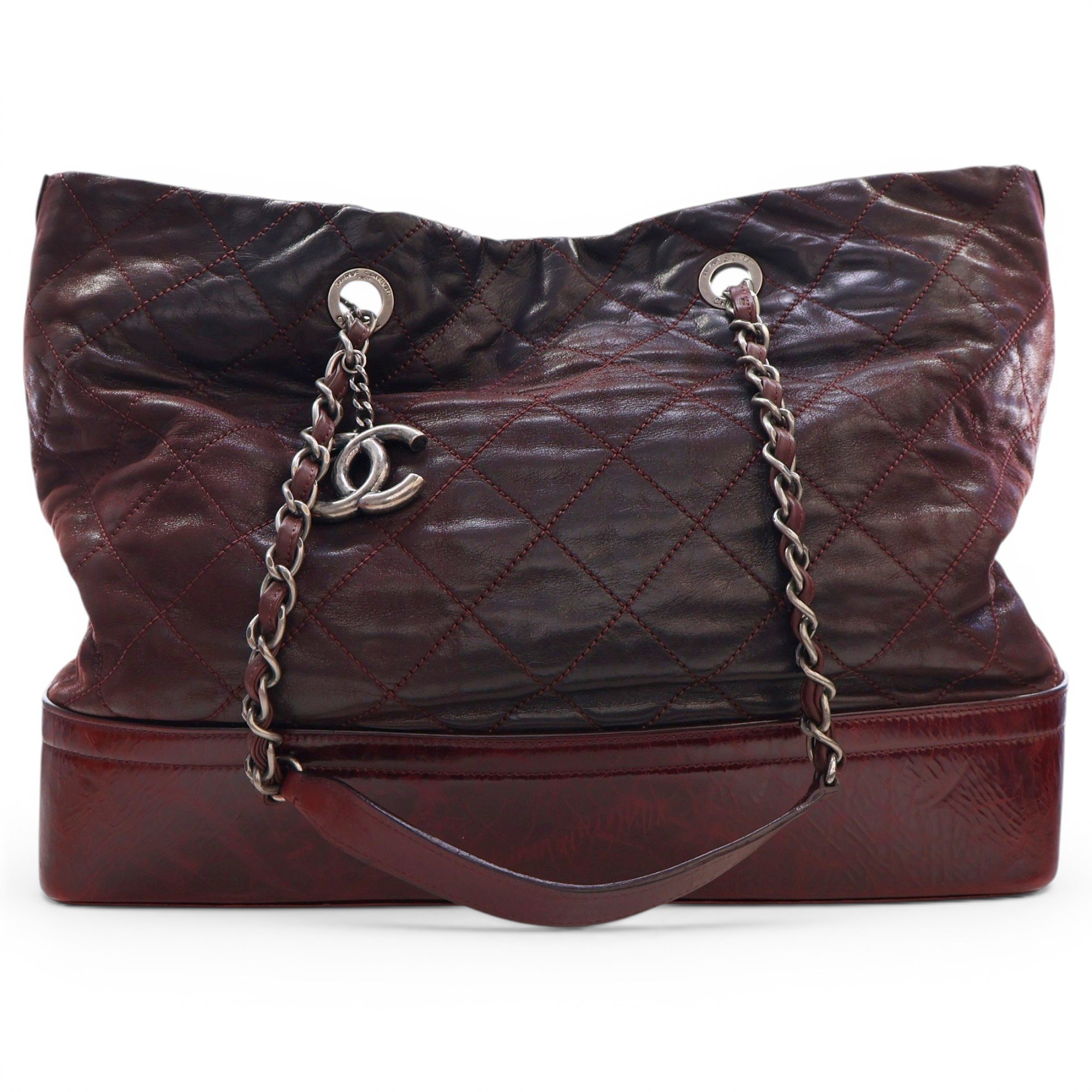 Leather tote