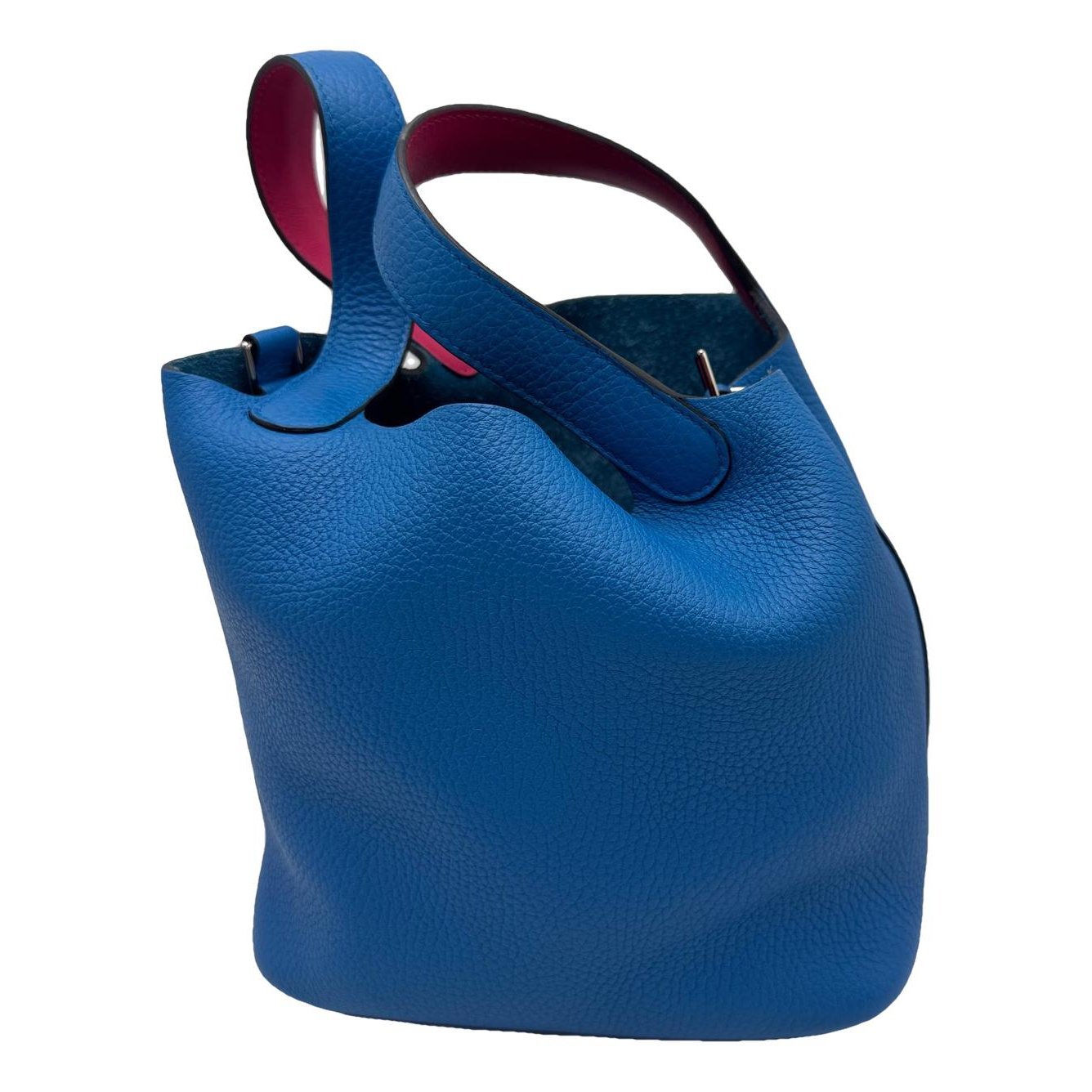Picotin leather tote