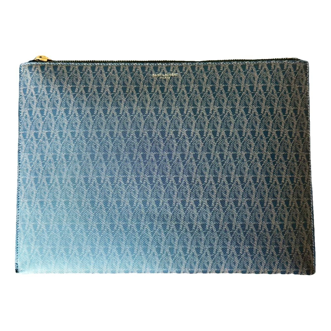 Leather clutch bag