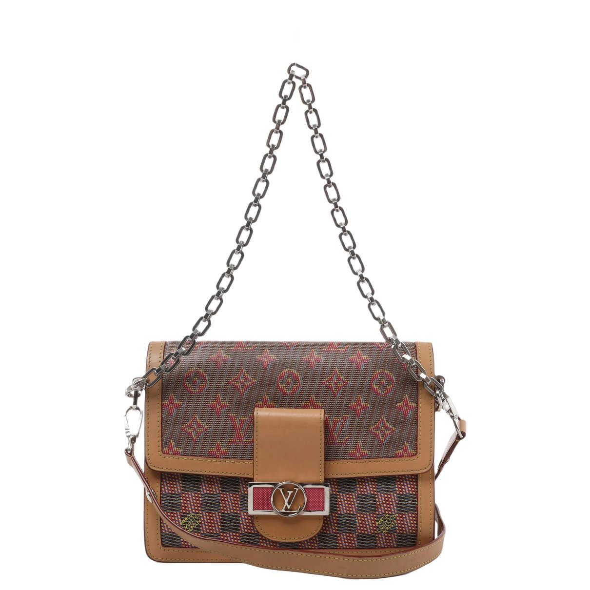 Dauphine leather handbag