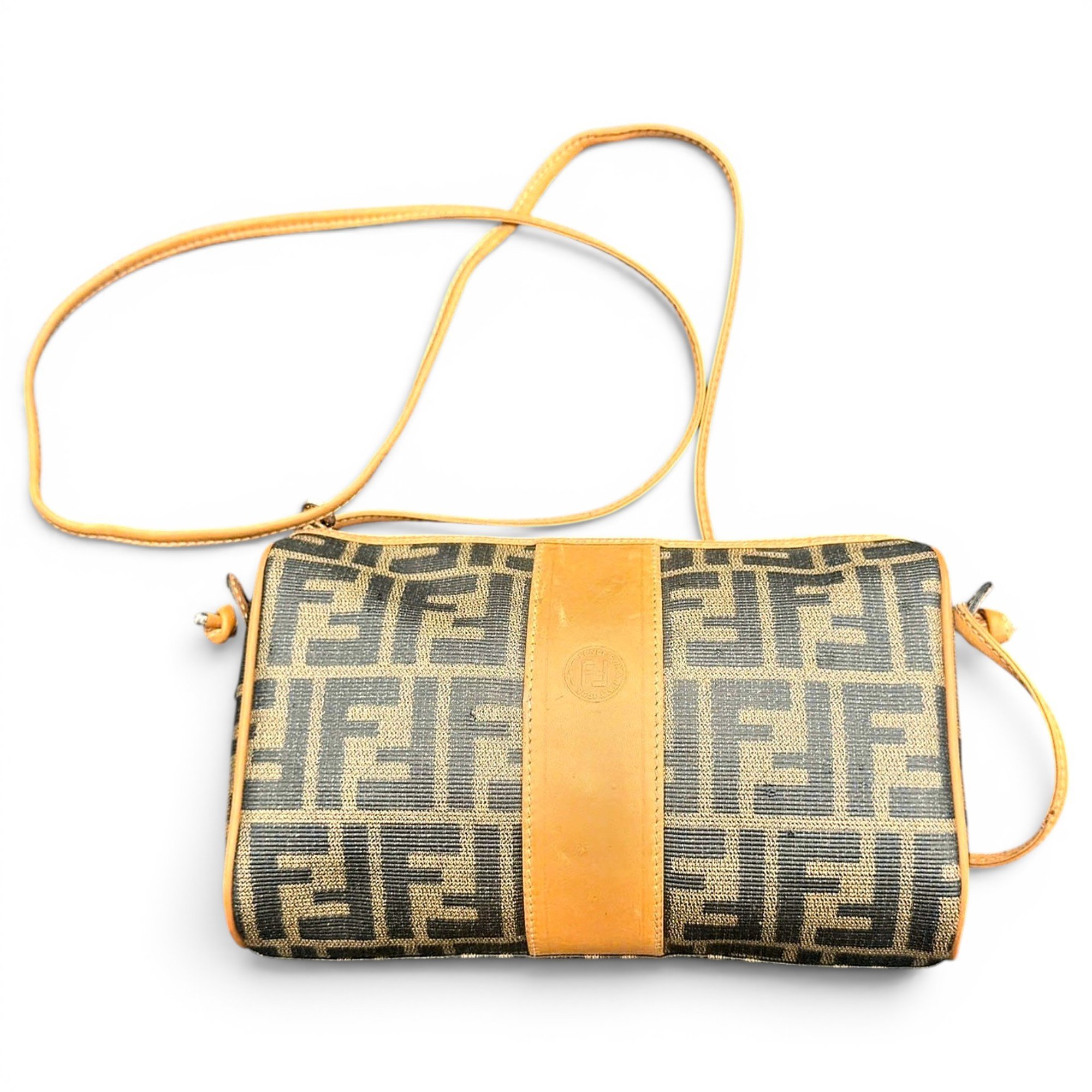 Patent leather handbag