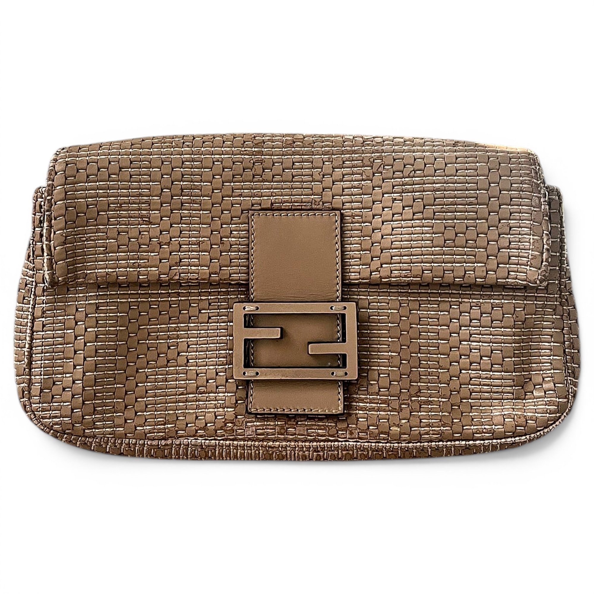Baguette leather handbag