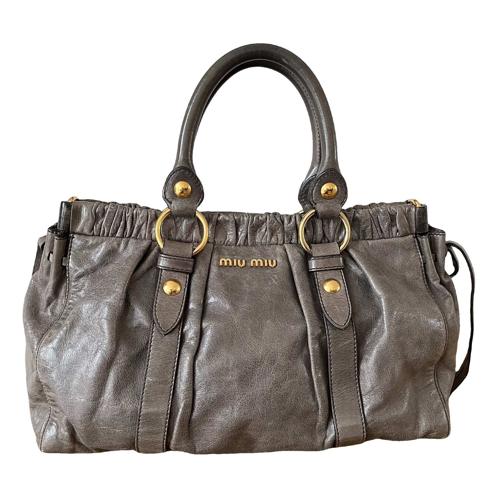 Vitello leather handbag