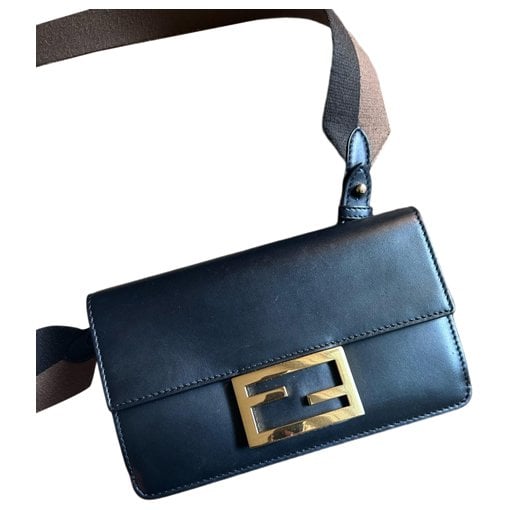FF leather crossbody bag