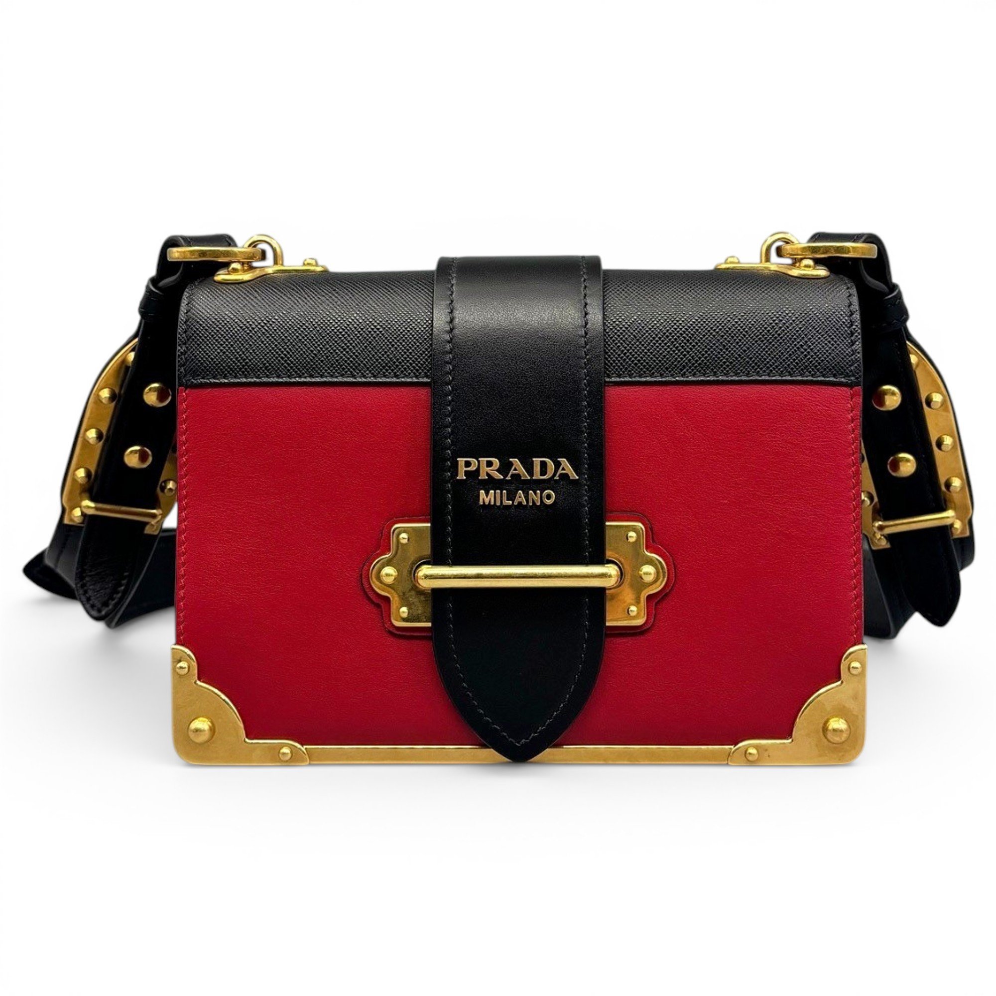 Cahier leather handbag