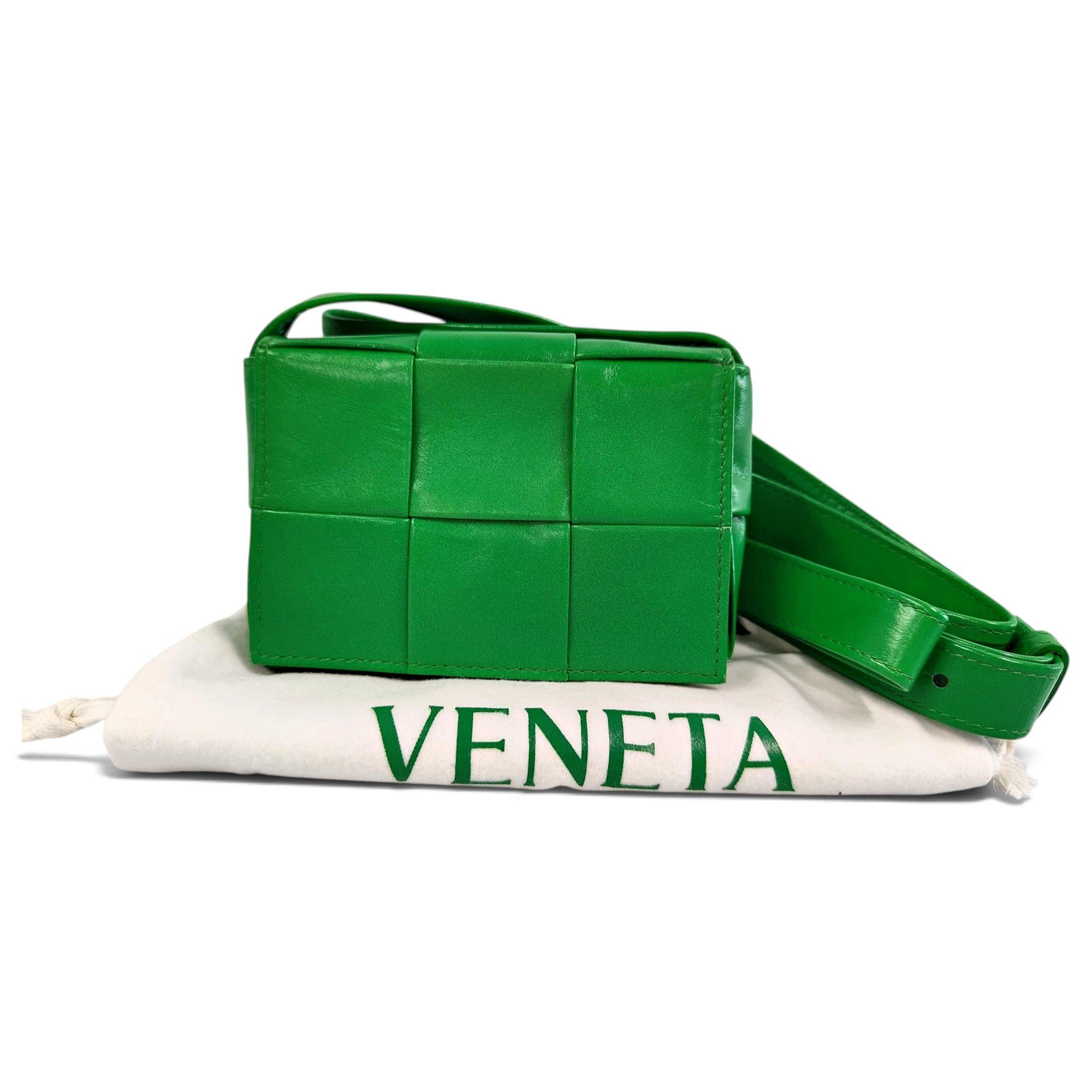Cassette leather crossbody bag