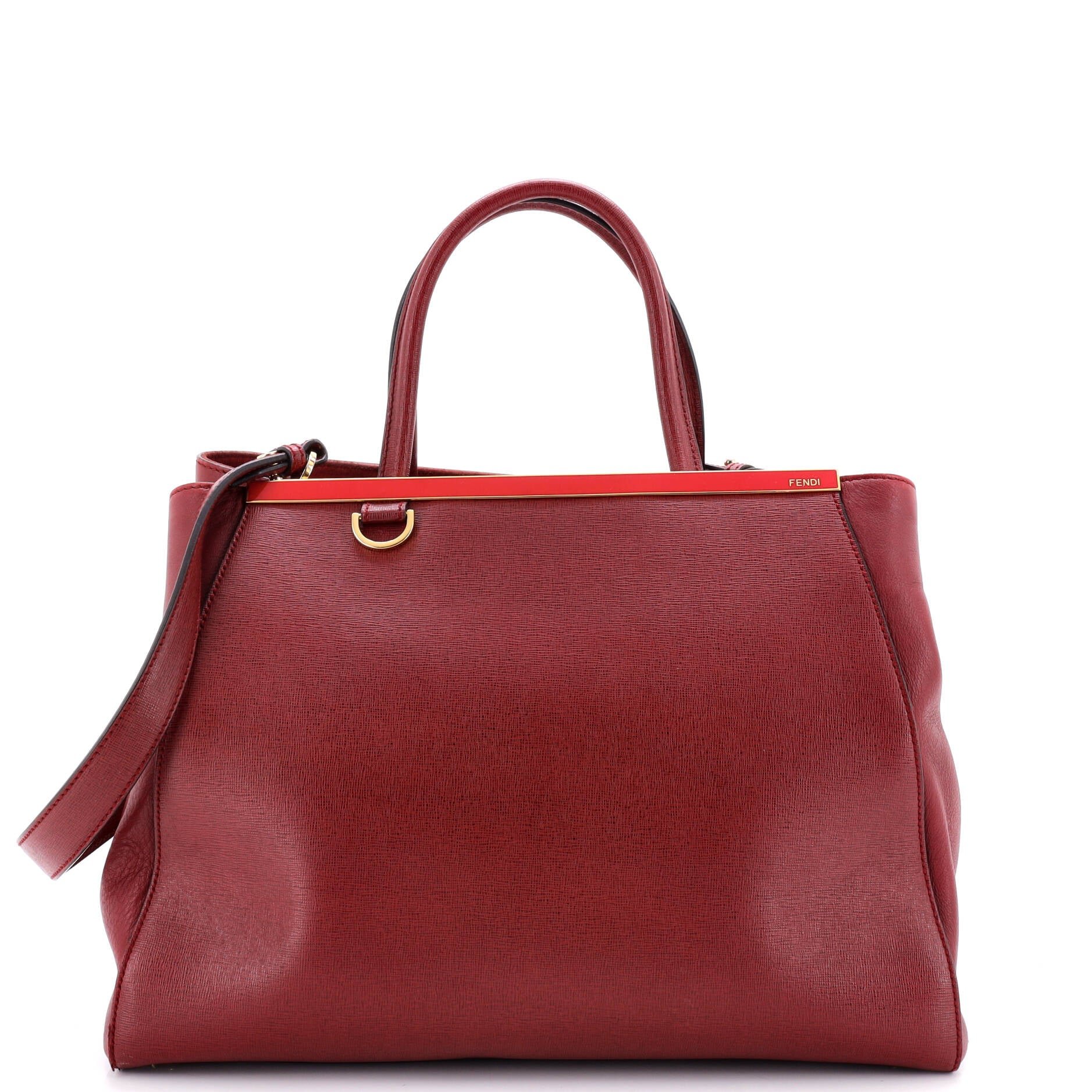 Fendi 2Jours Bag Leather Medium