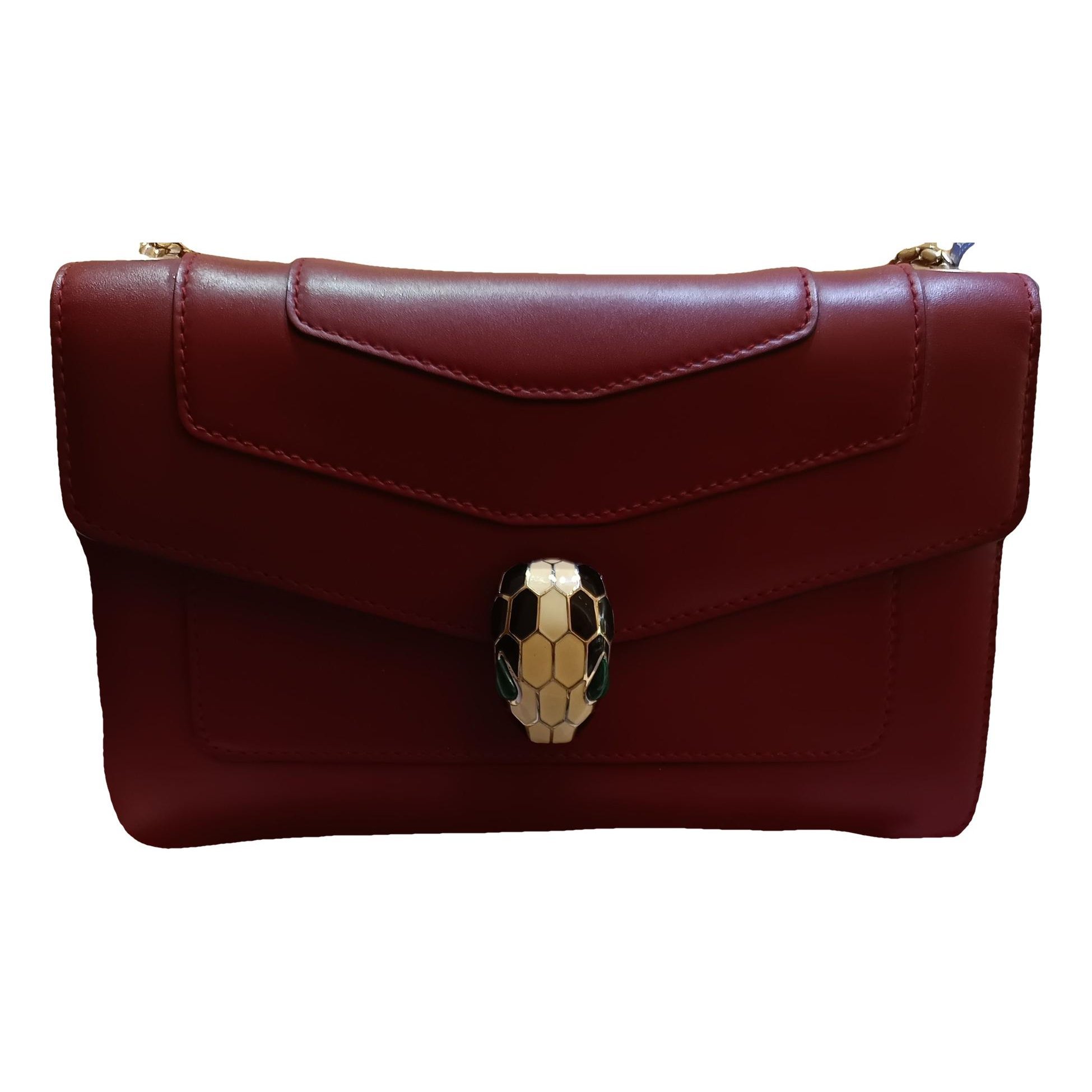 Serpenti leather handbag