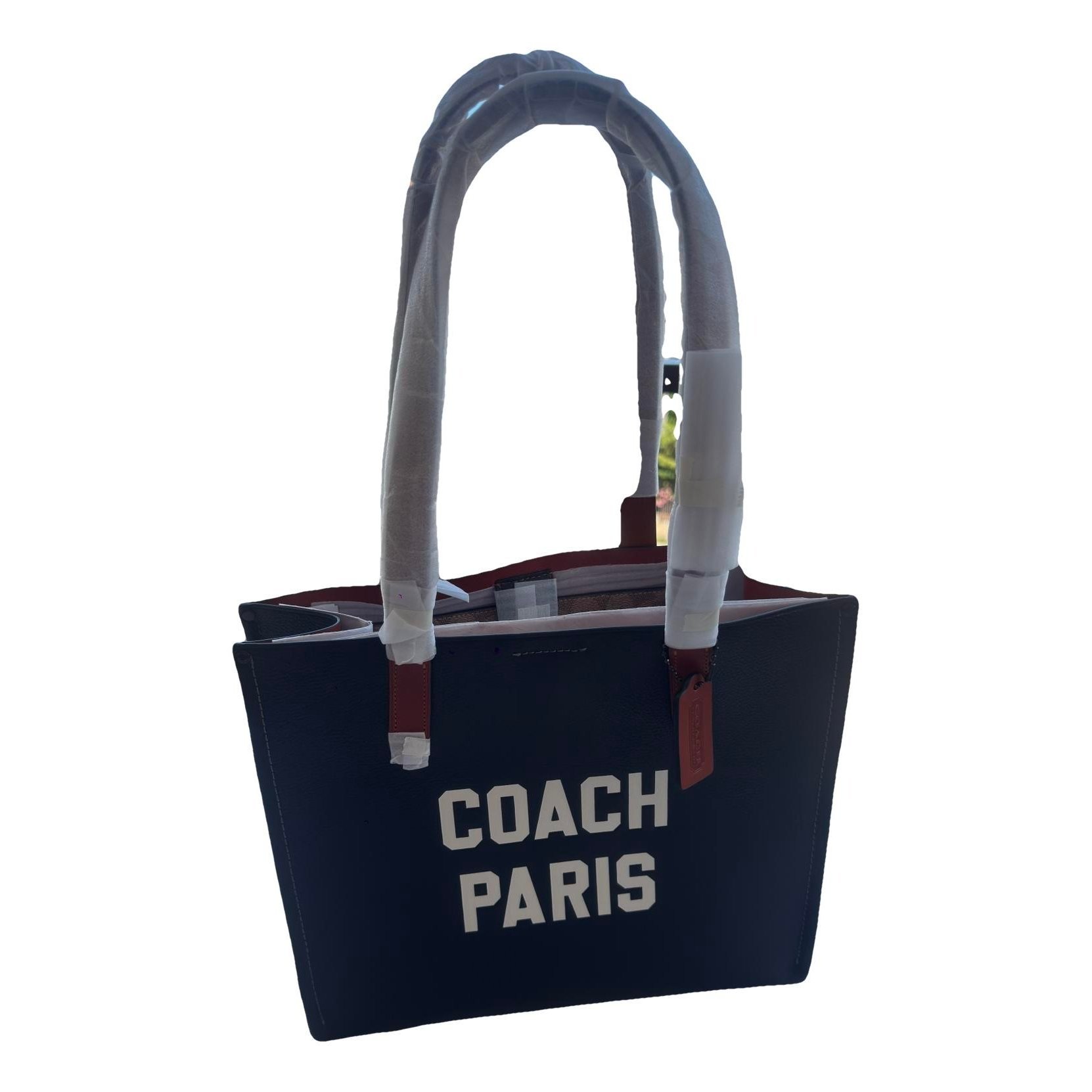Leather tote