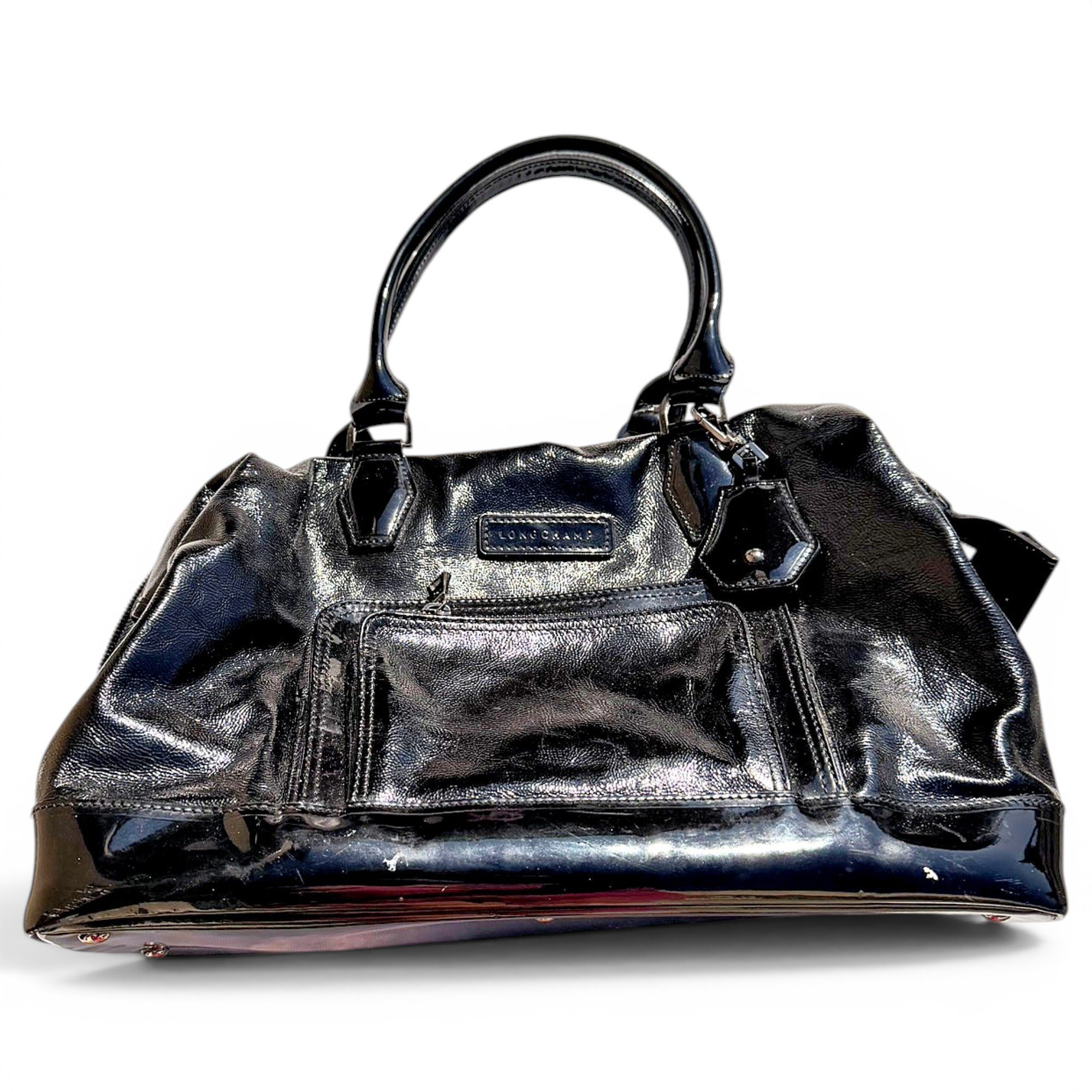 Légende patent leather handbag