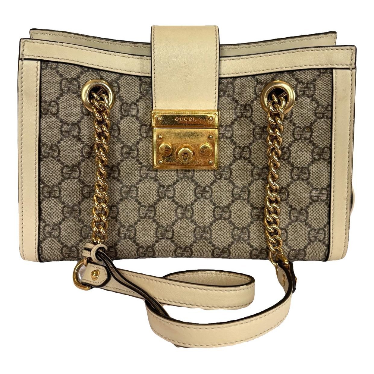 Patent leather backpack