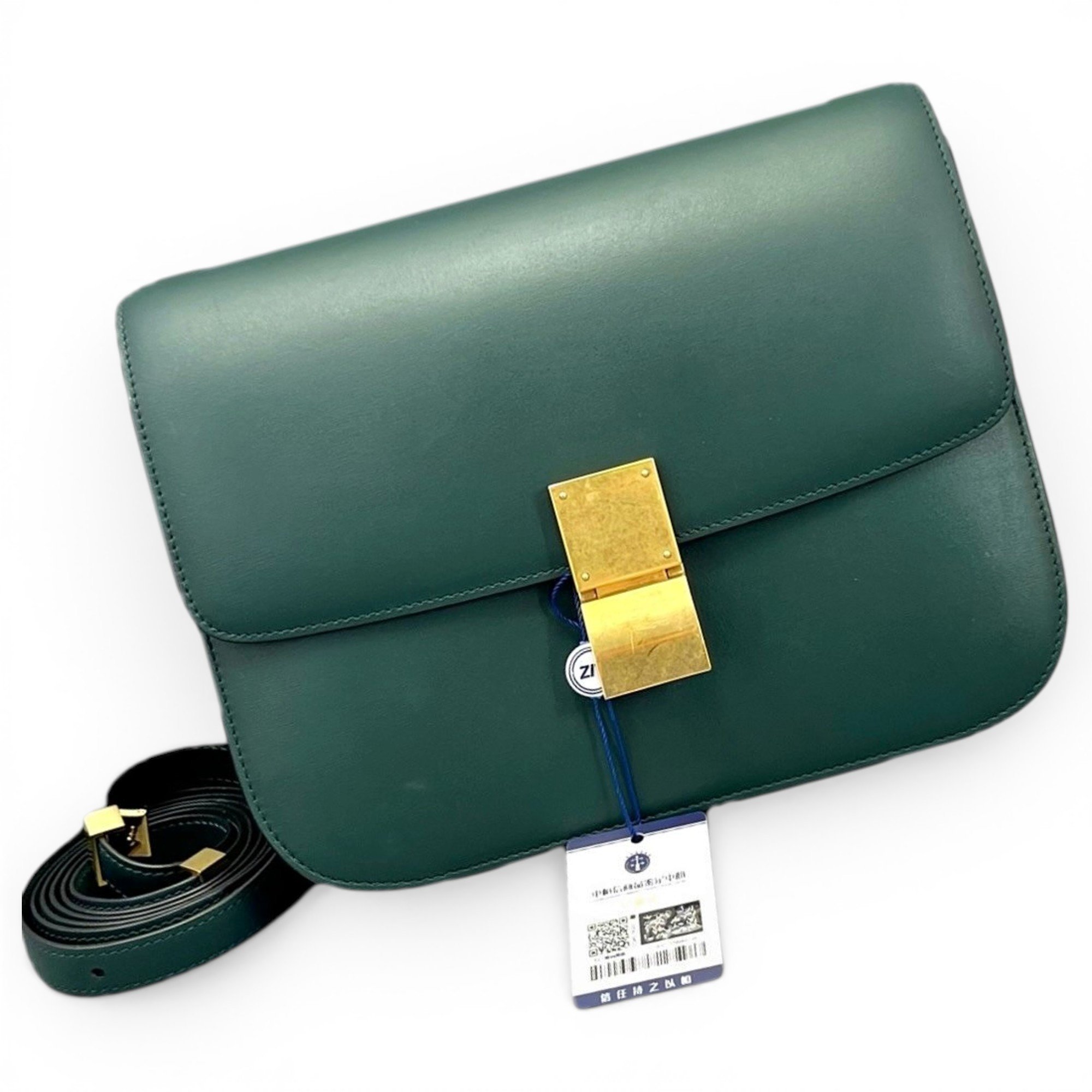 Classic leather handbag