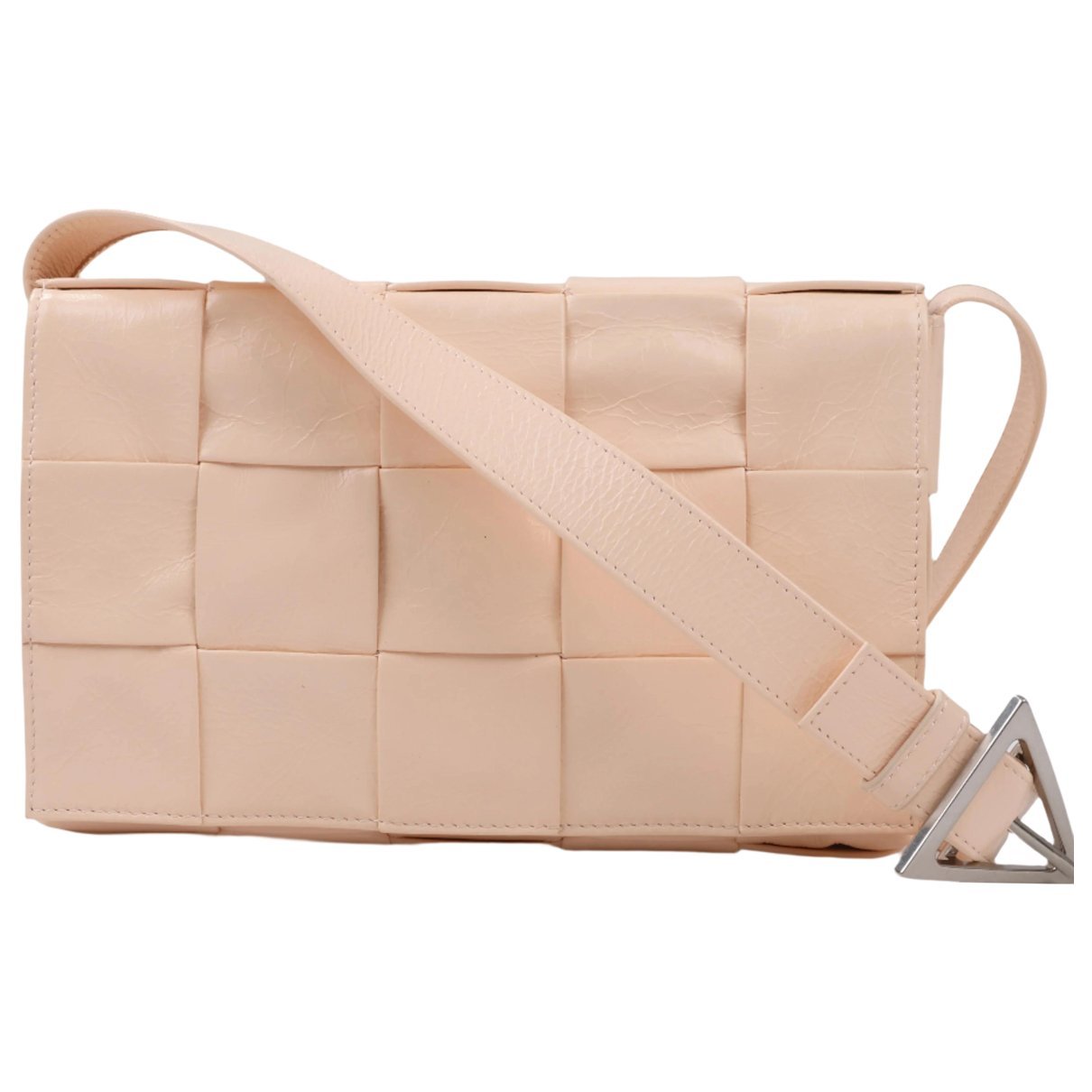 Cassette leather handbag
