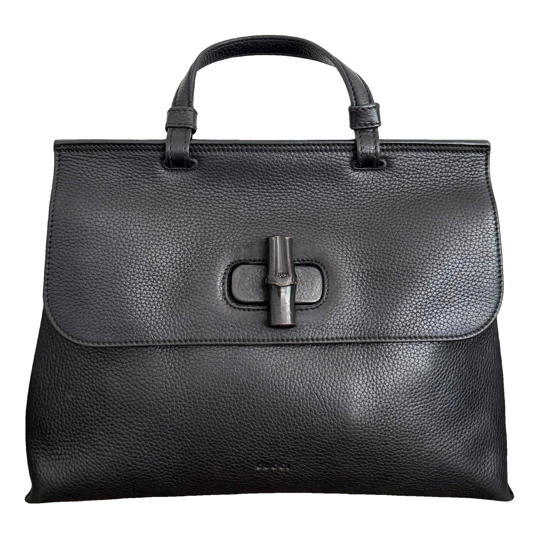 Bamboo Daily Top Handle leather handbag