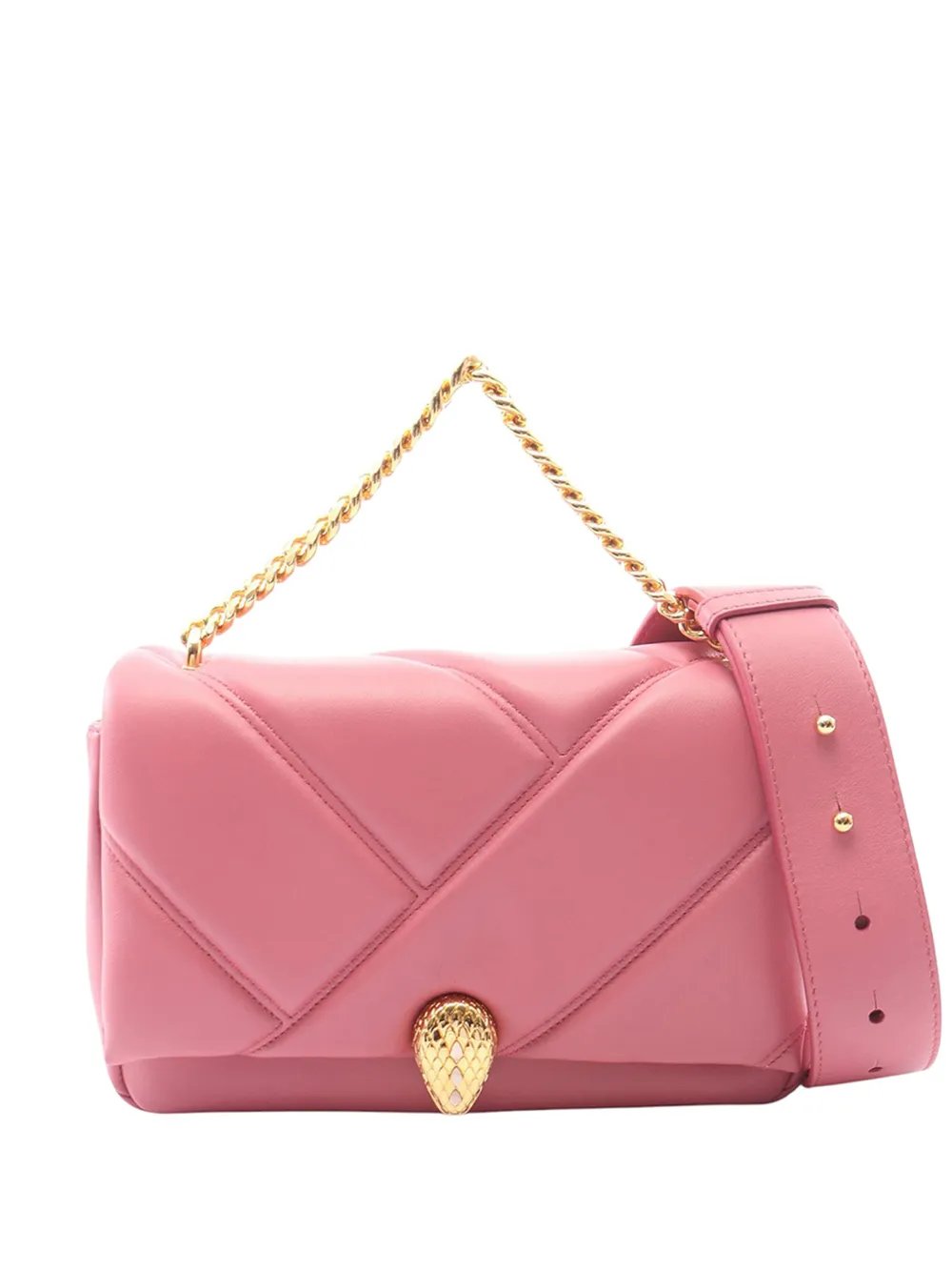 Bvlgari 2010-2026 Small Leather Maxi Serpenti Cabochon satchel