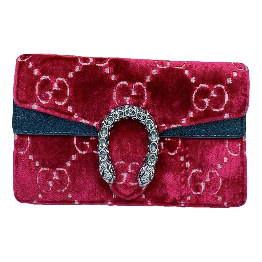 Dionysus Super Mini velvet handbag
