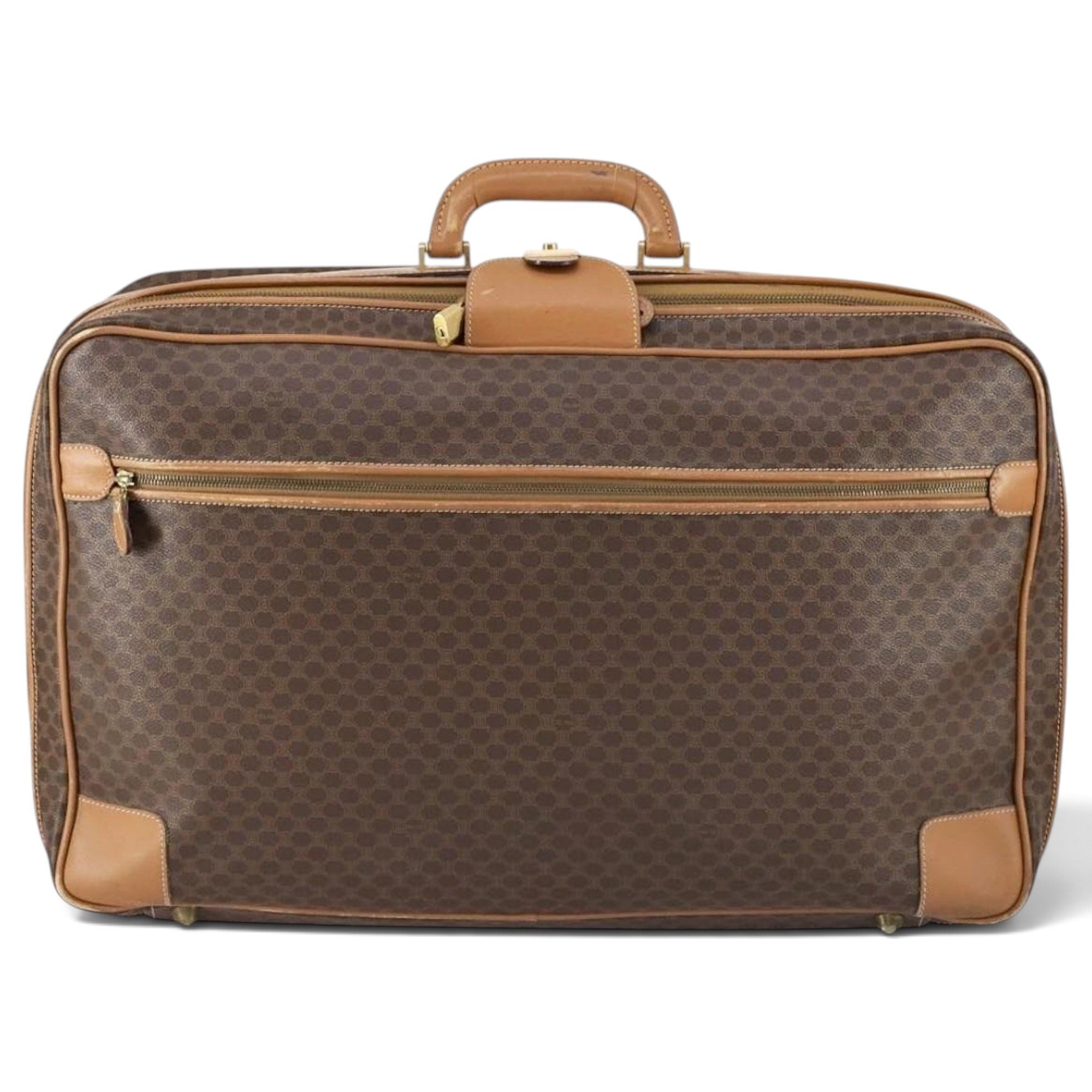 Leather bowling bag