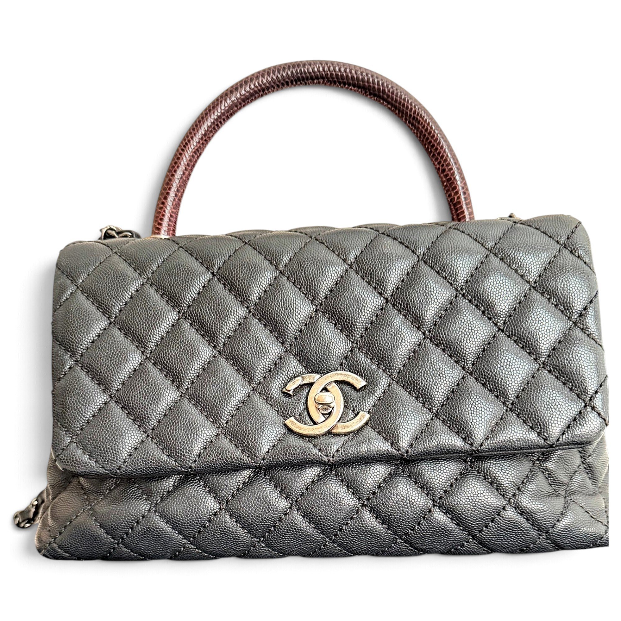 Coco Handle leather handbag