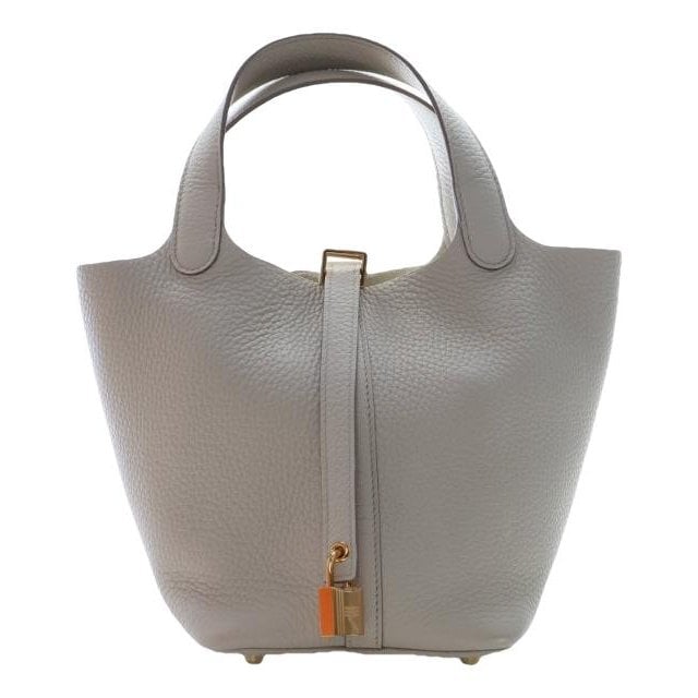 Leather tote