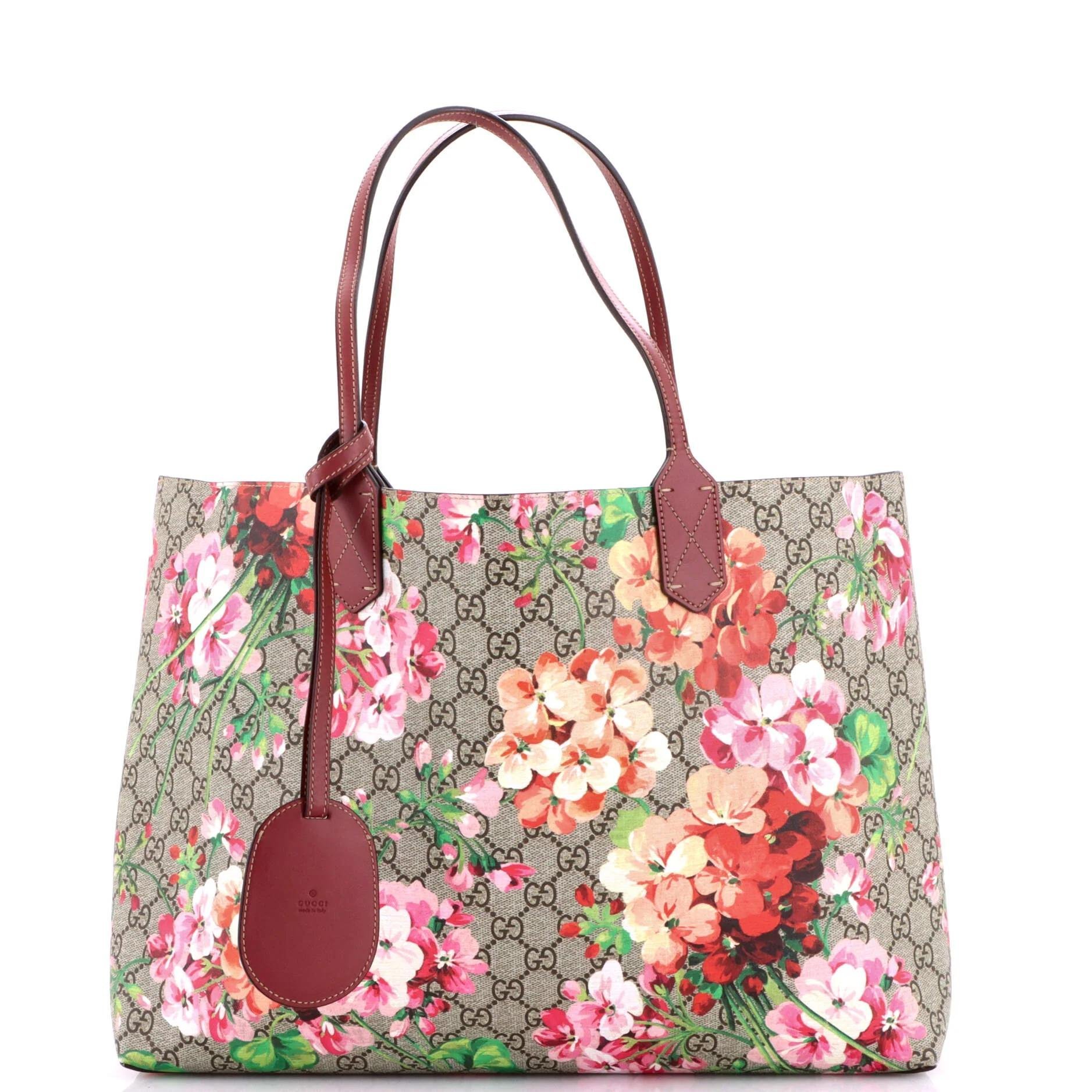 Leather tote
