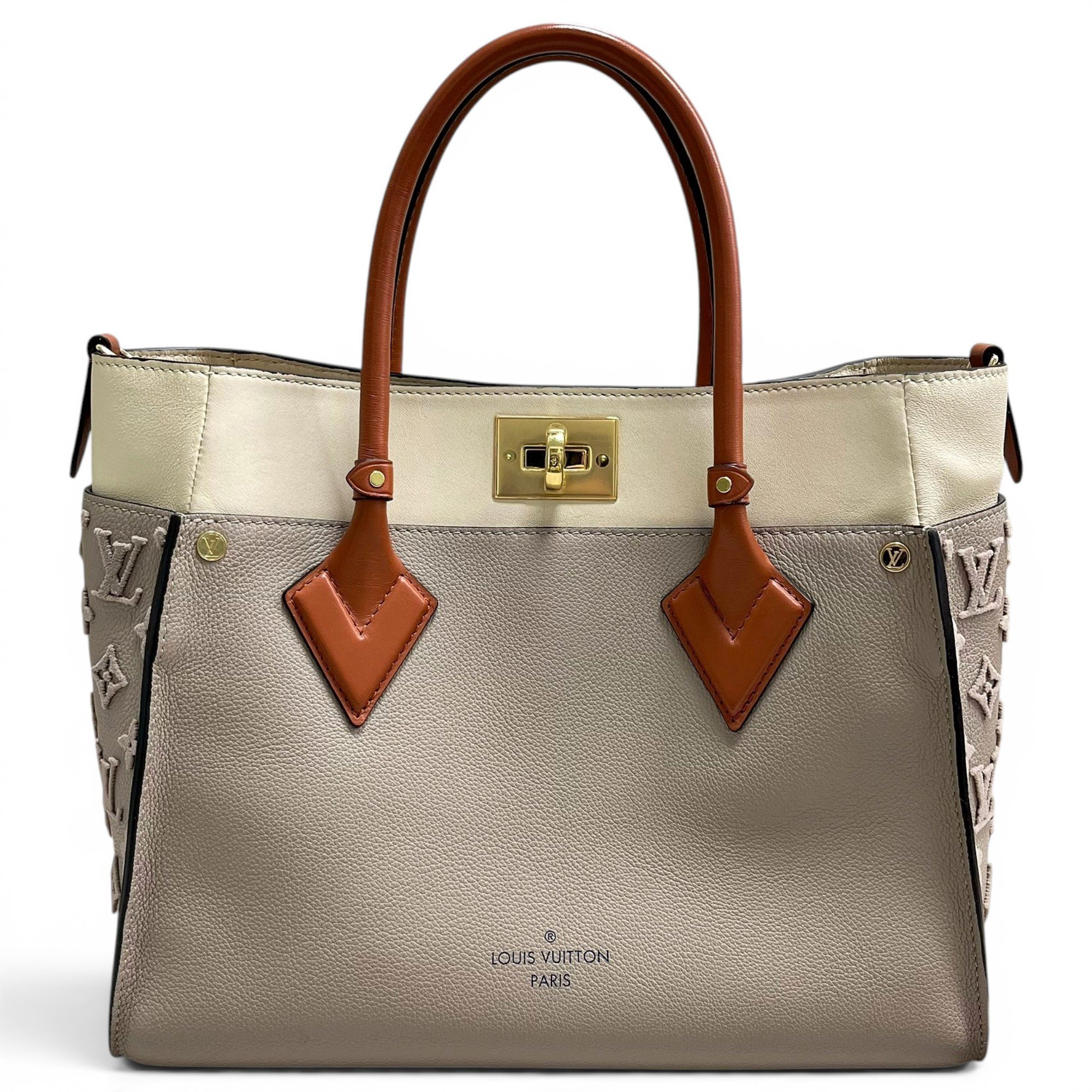 On My Side leather handbag