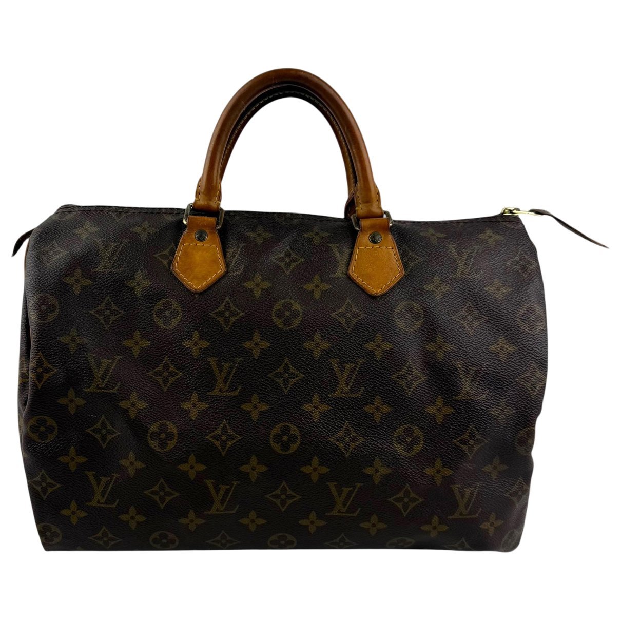 Speedy leather handbag