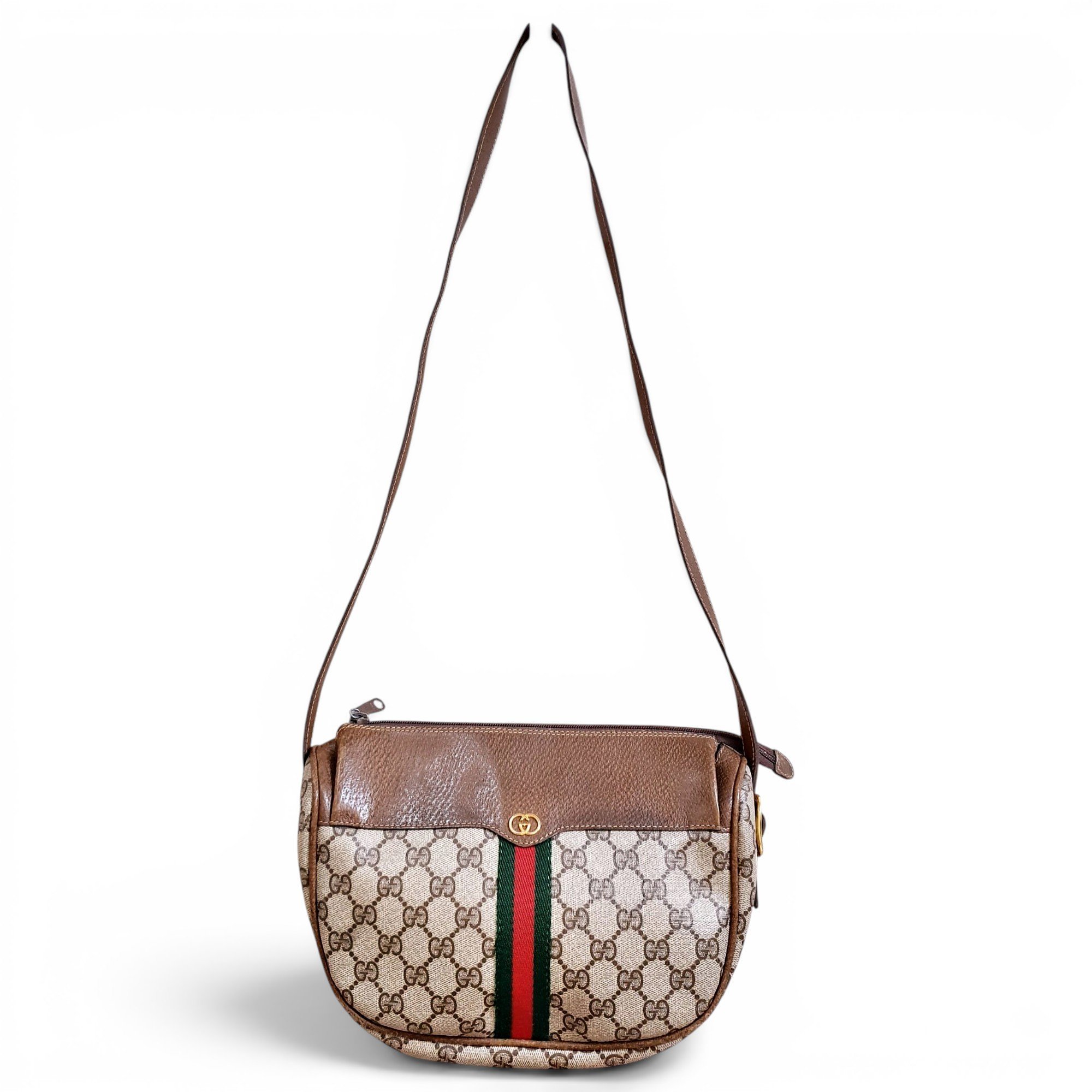 Ophidia leather crossbody bag