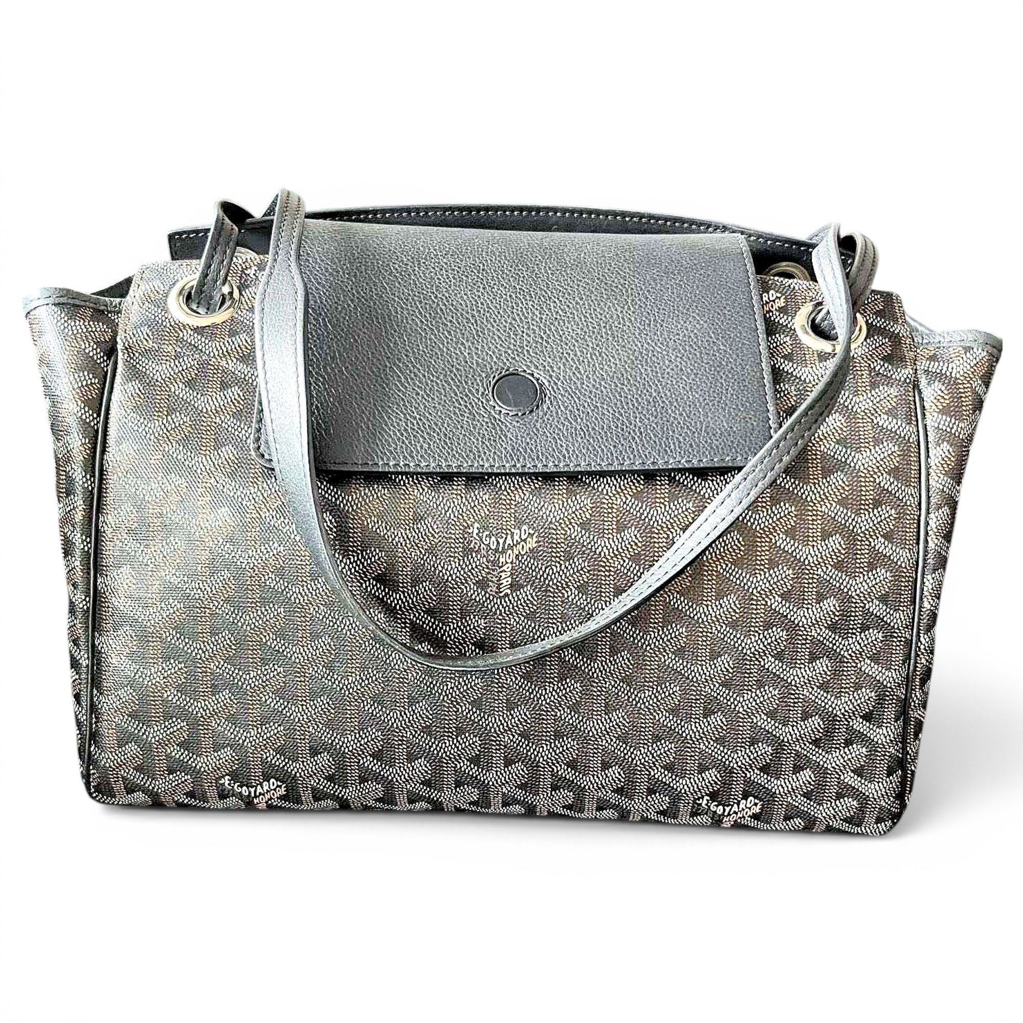 Rouette leather handbag
