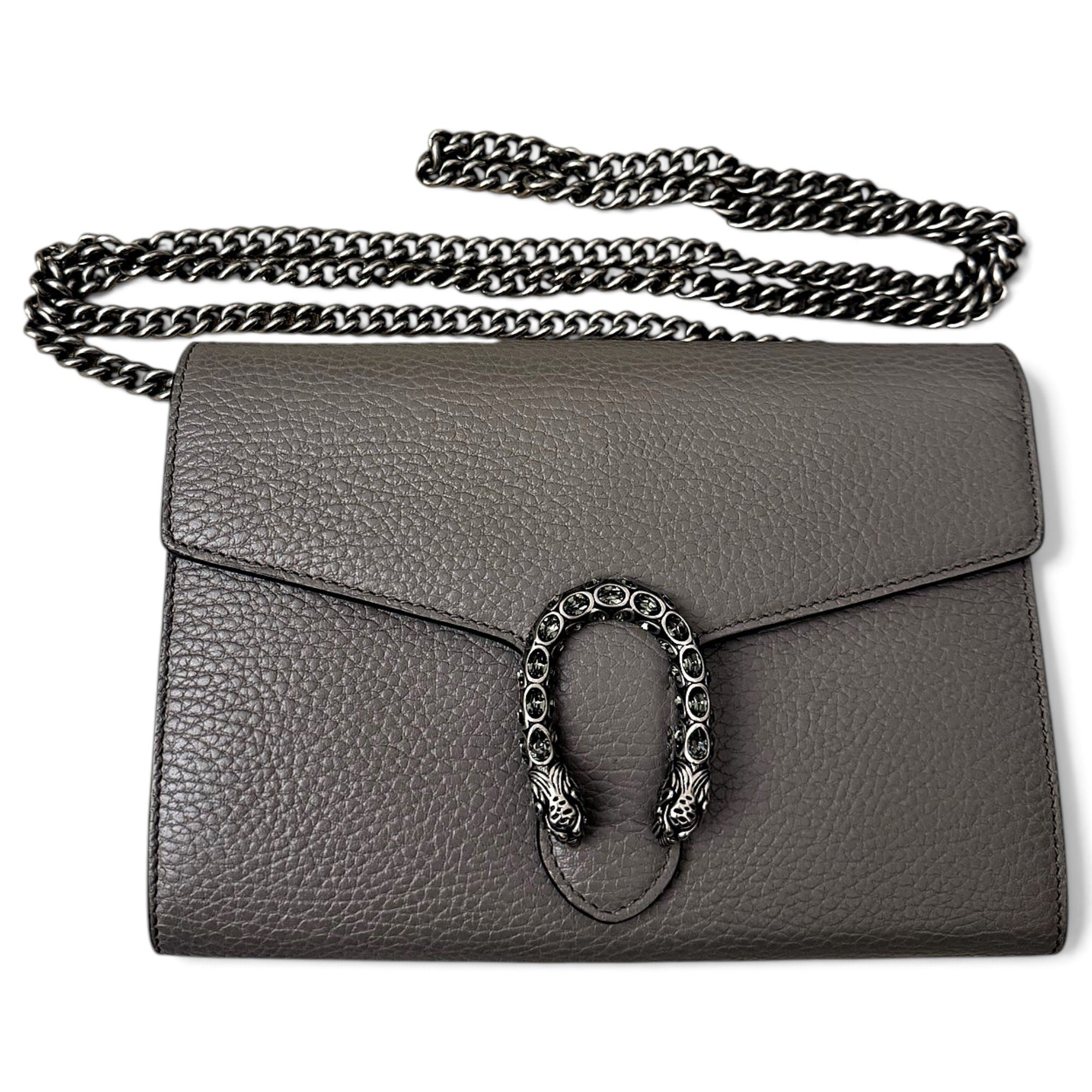 Dionysus Chain Wallet leather crossbody bag