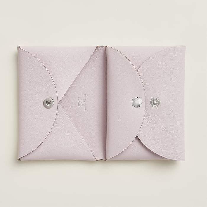 Mauve Pâle Calvi Duo Compact Card Holder