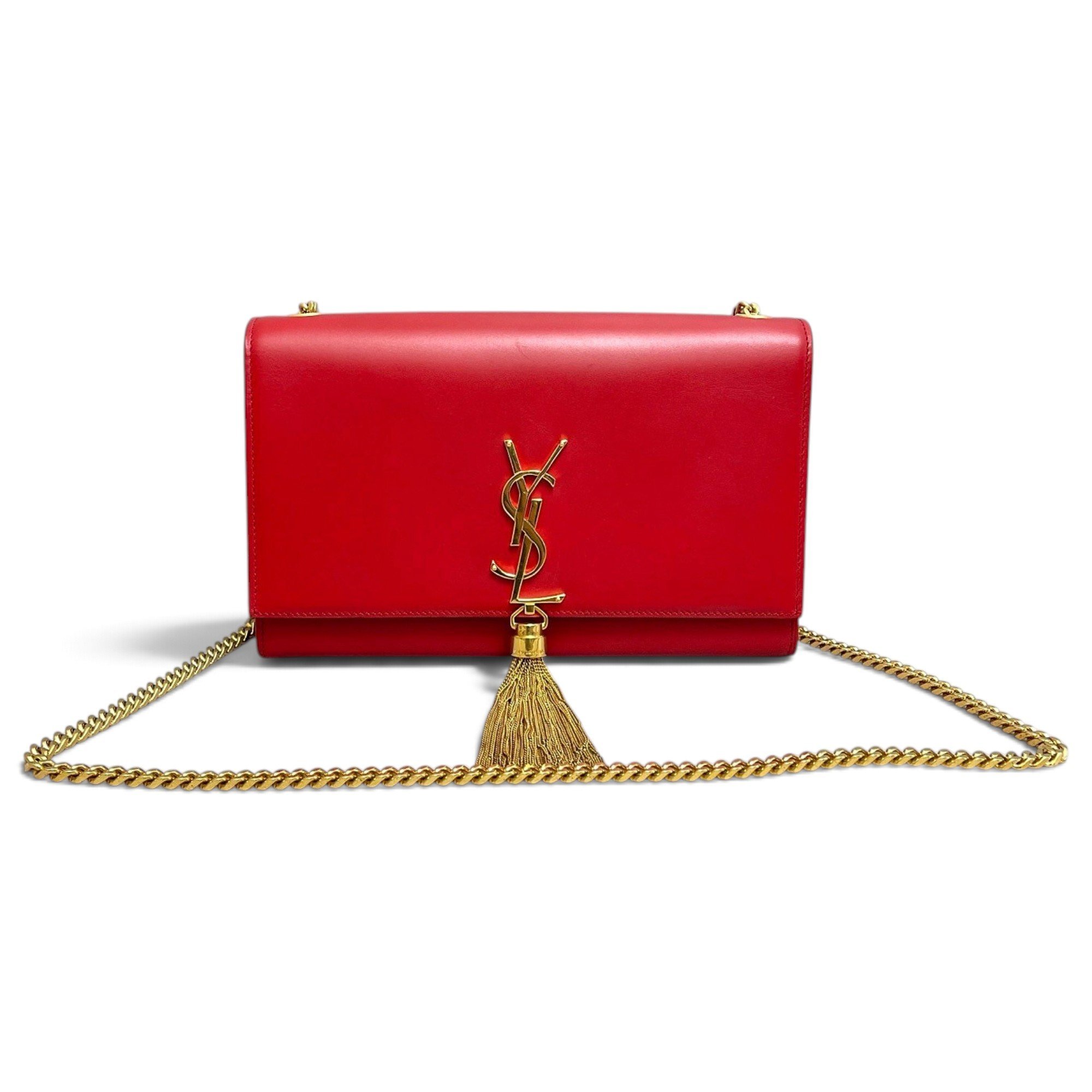 Pompom Kate leather handbag