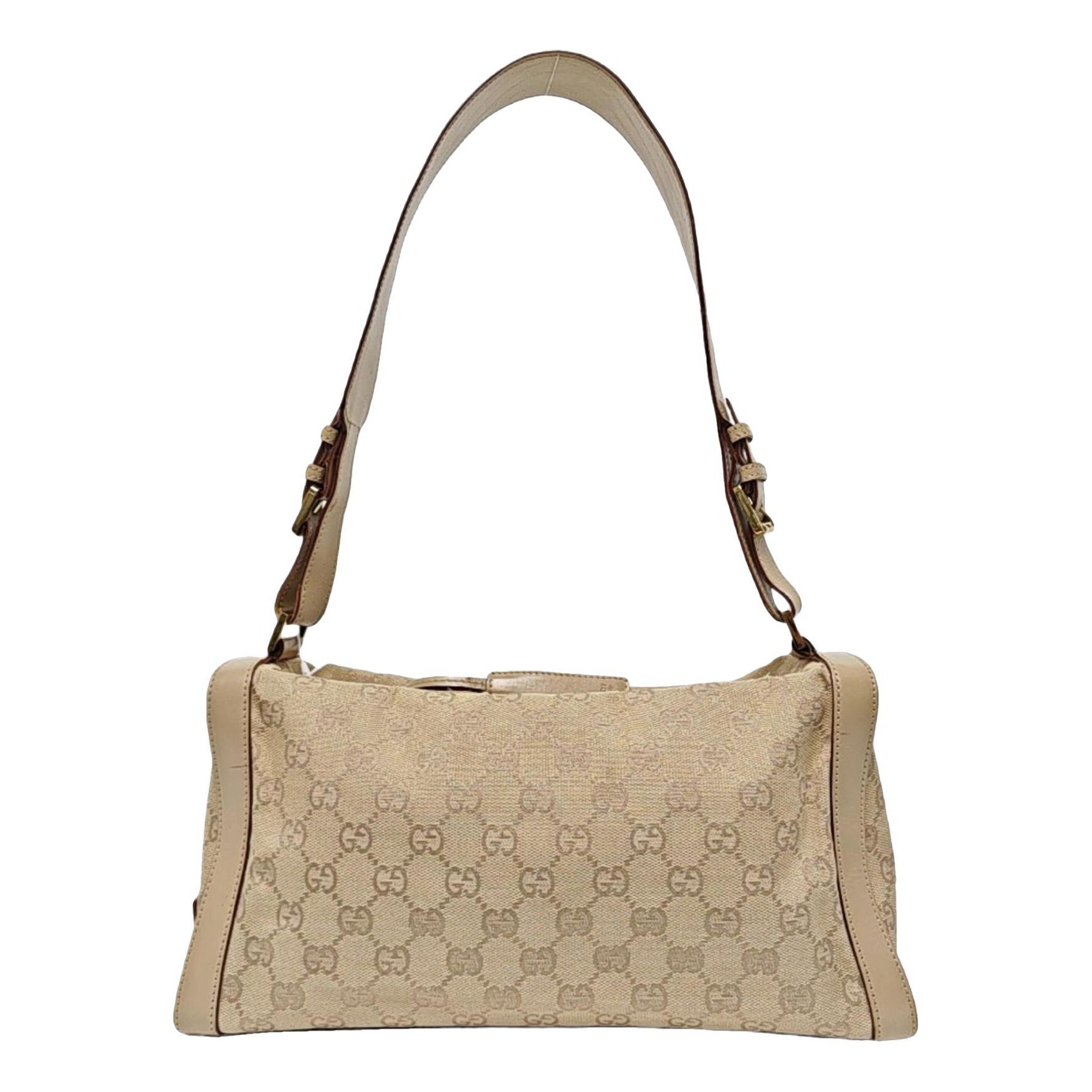 Half Horsebit cloth handbag
