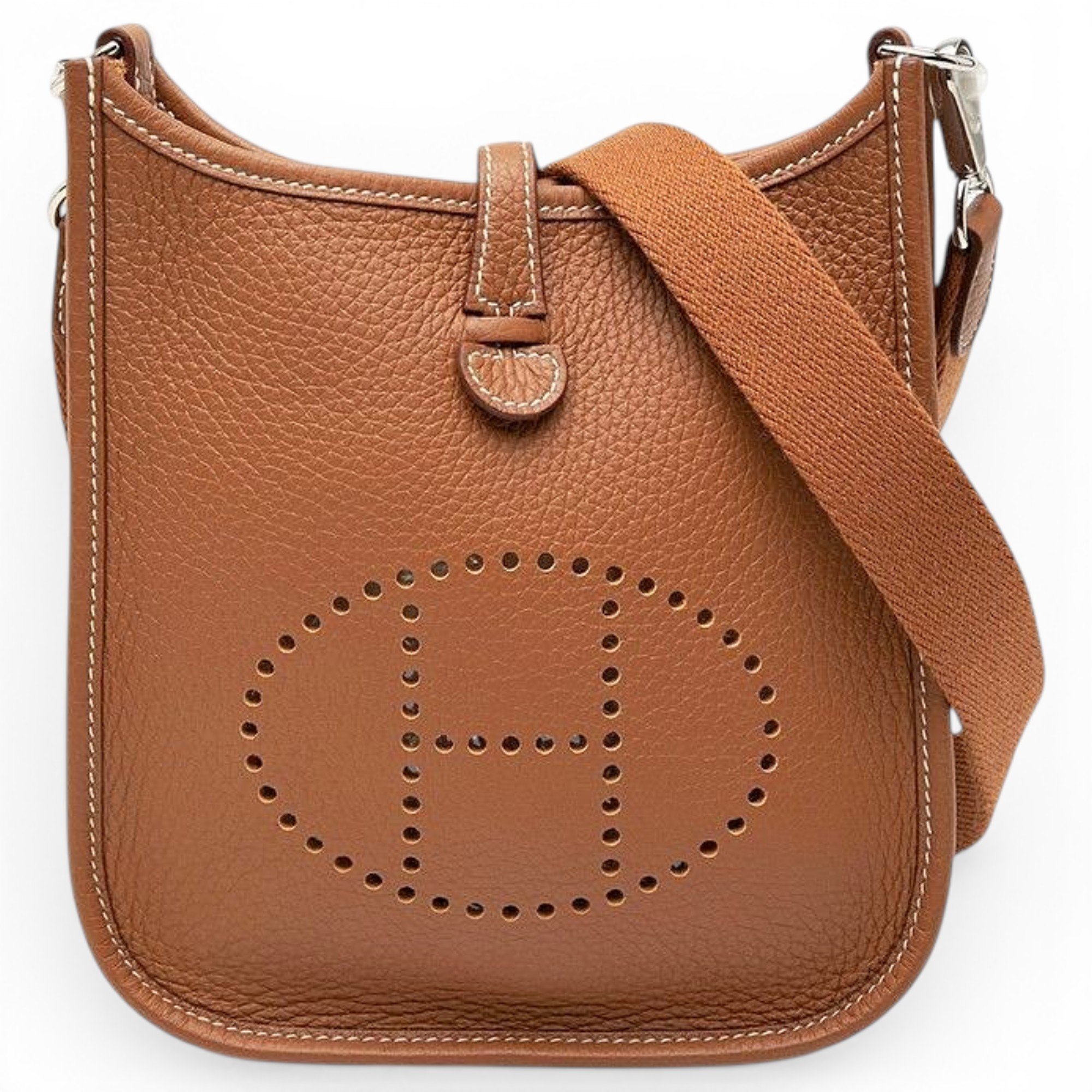 Evelyne leather handbag