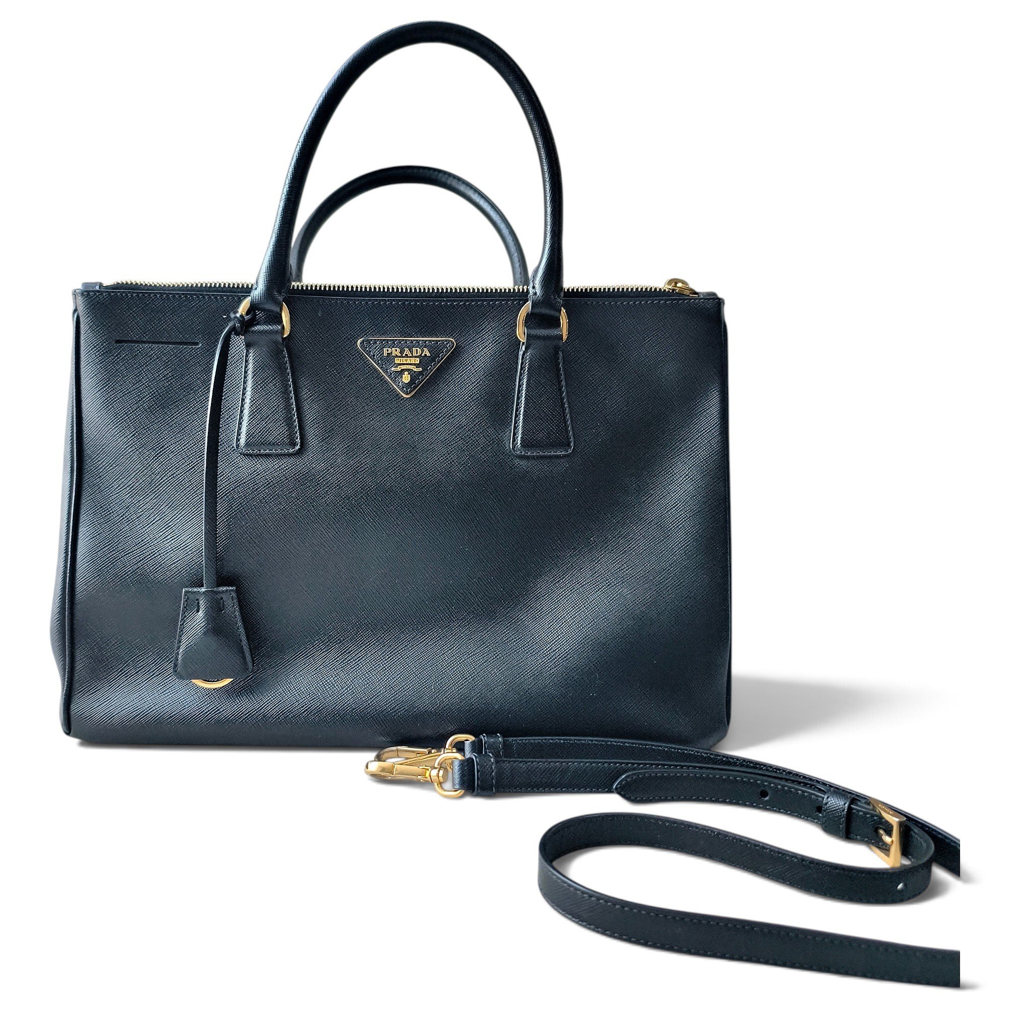 Galleria leather handbag