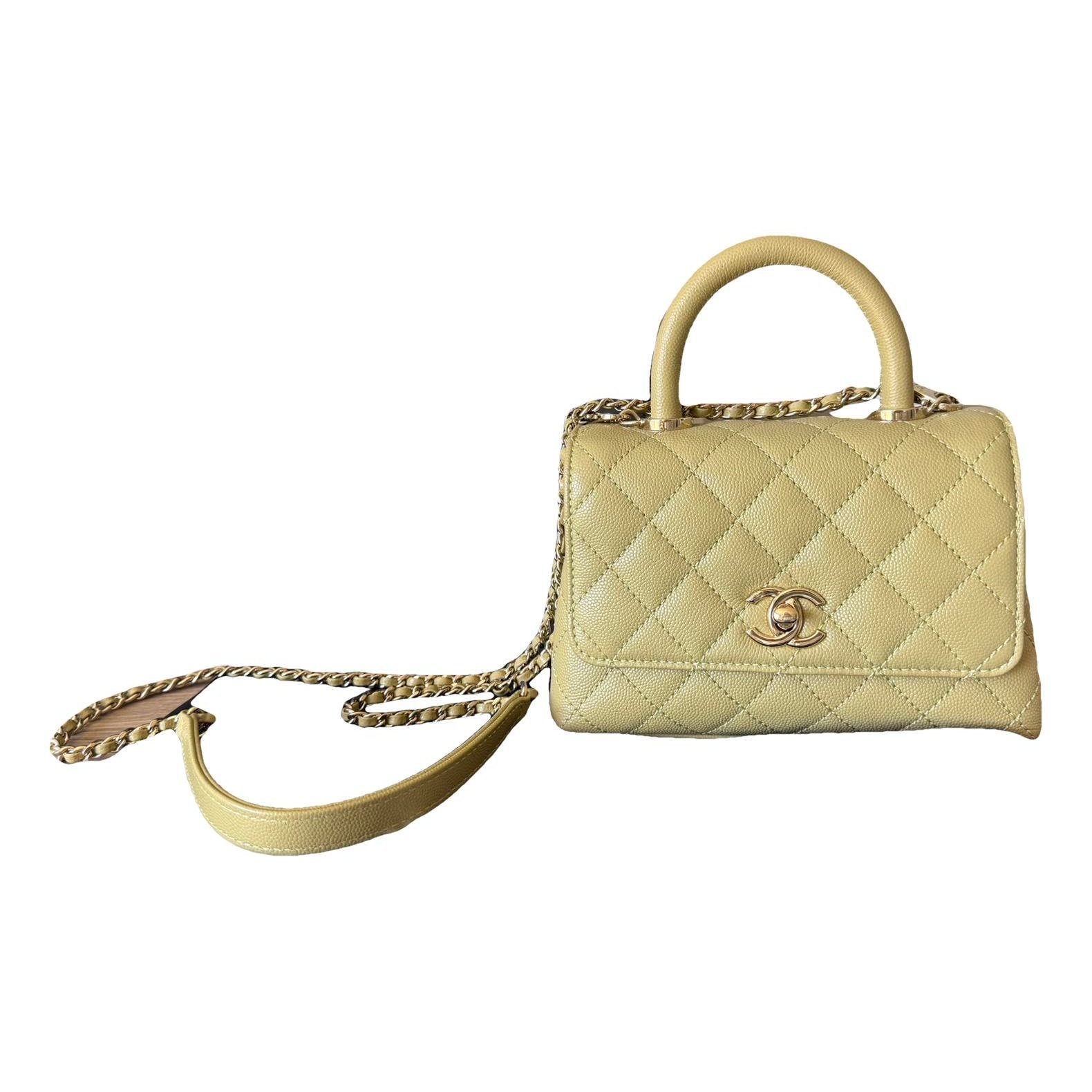Coco Handle leather handbag